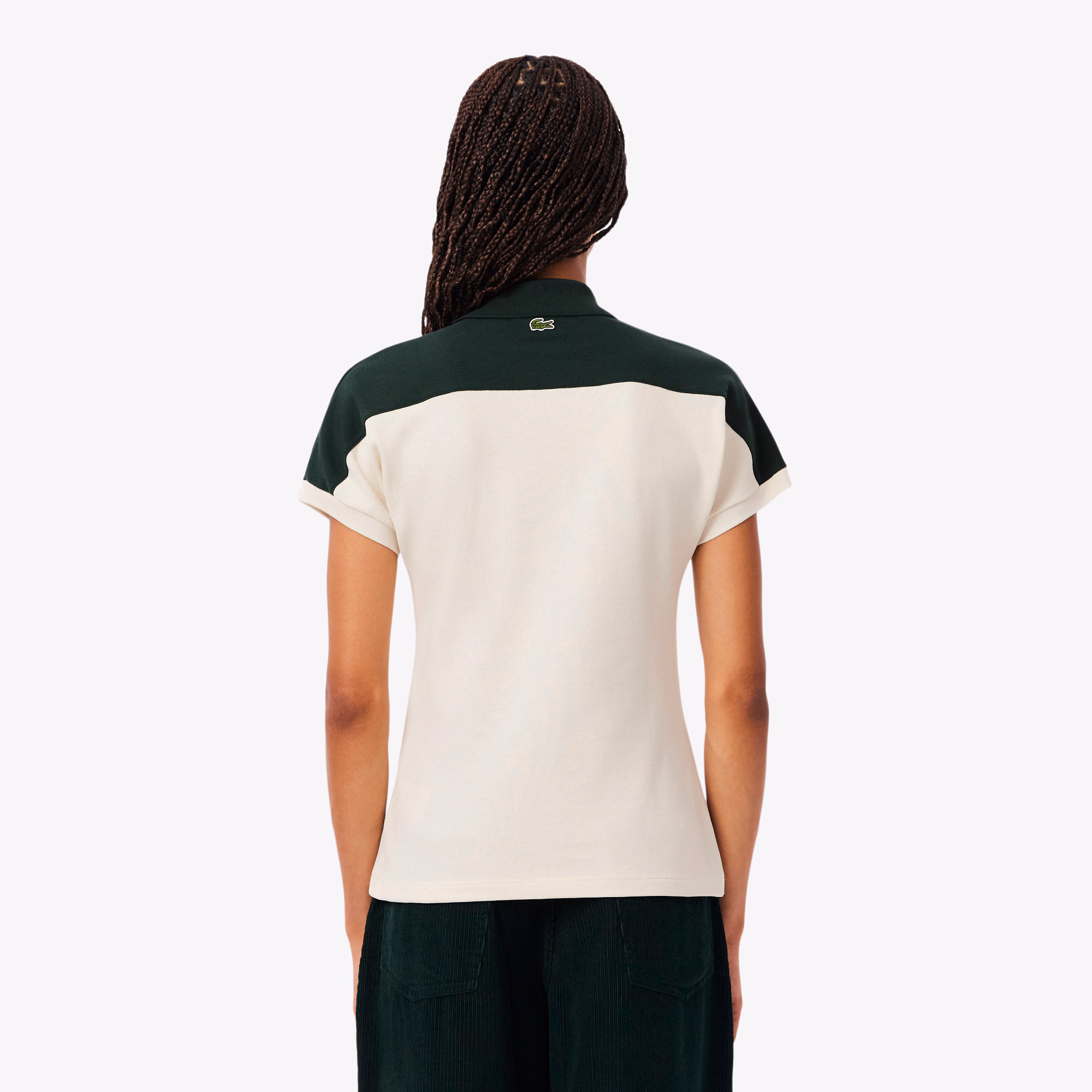 Women's Made In France Slim Fit Striped Polo