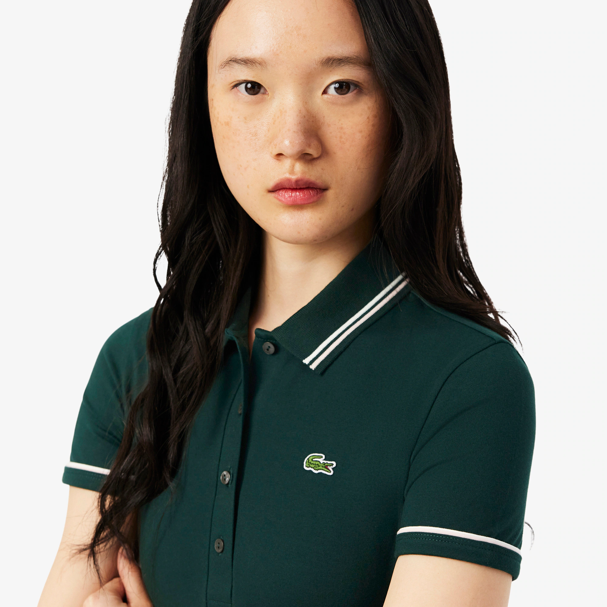 Women's L.12.D Slim Fit Trim Detail Polo
