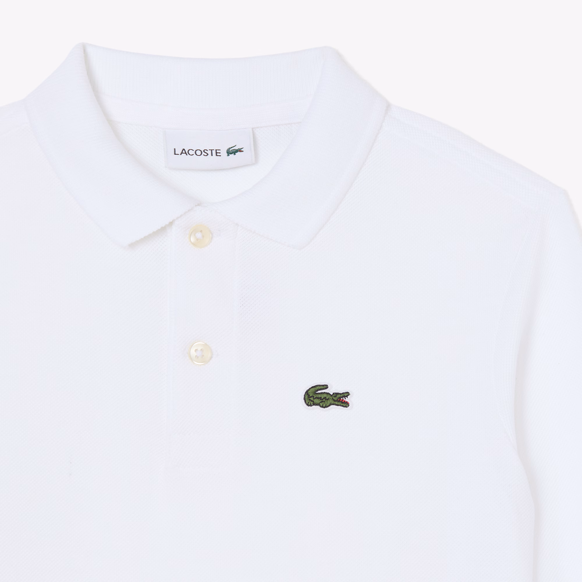 Boys' Long Sleeve Piqué Polo