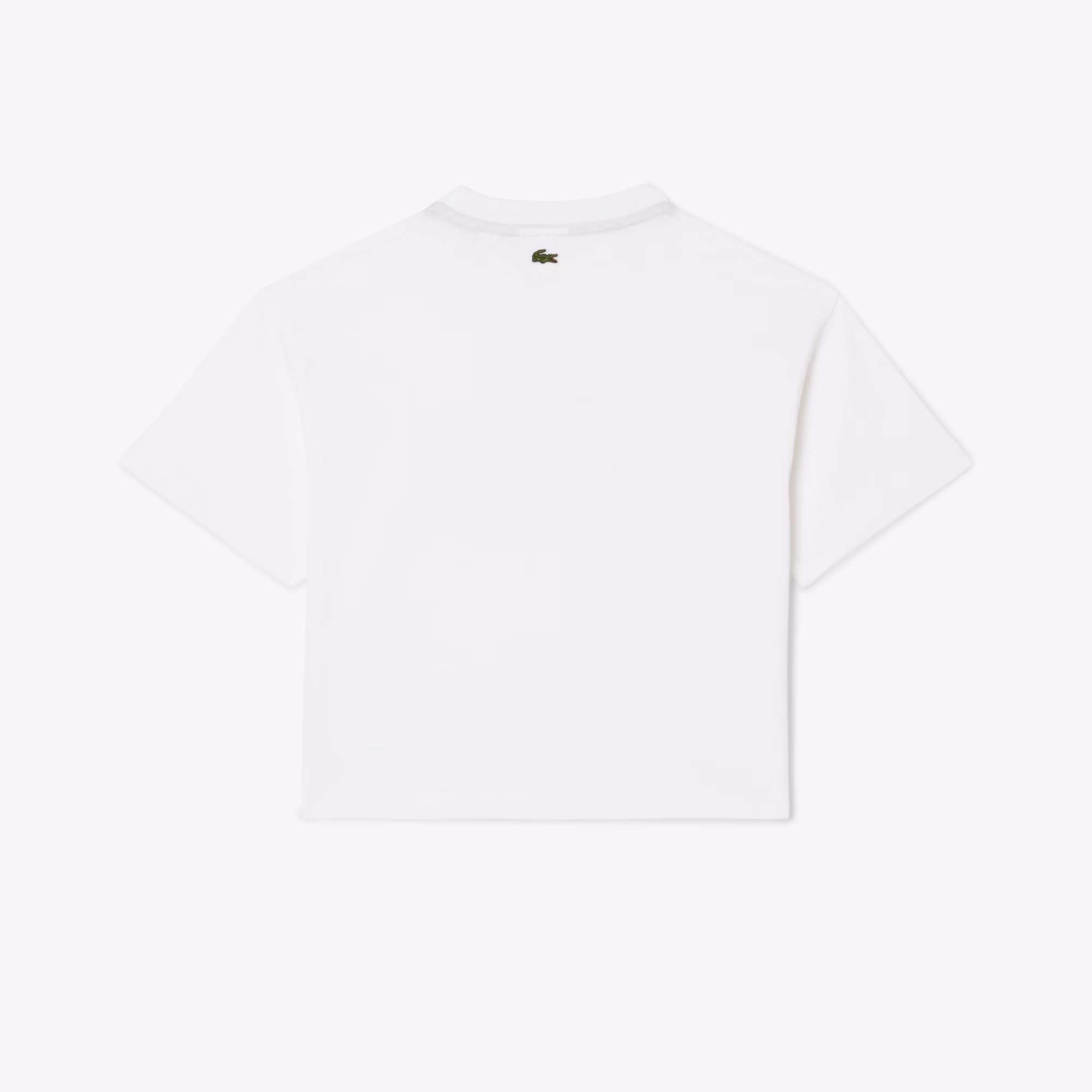 Girls' Oversized Print Cotton T-Shirt