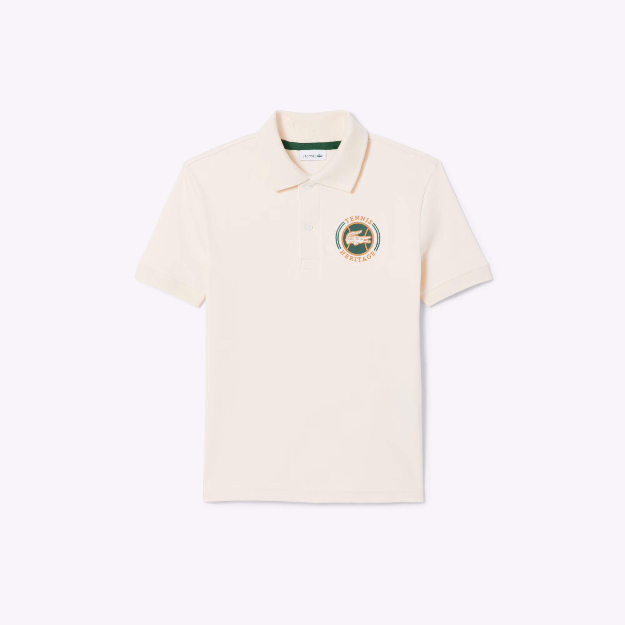 Boys' Lacoste Badge Interlock Polo