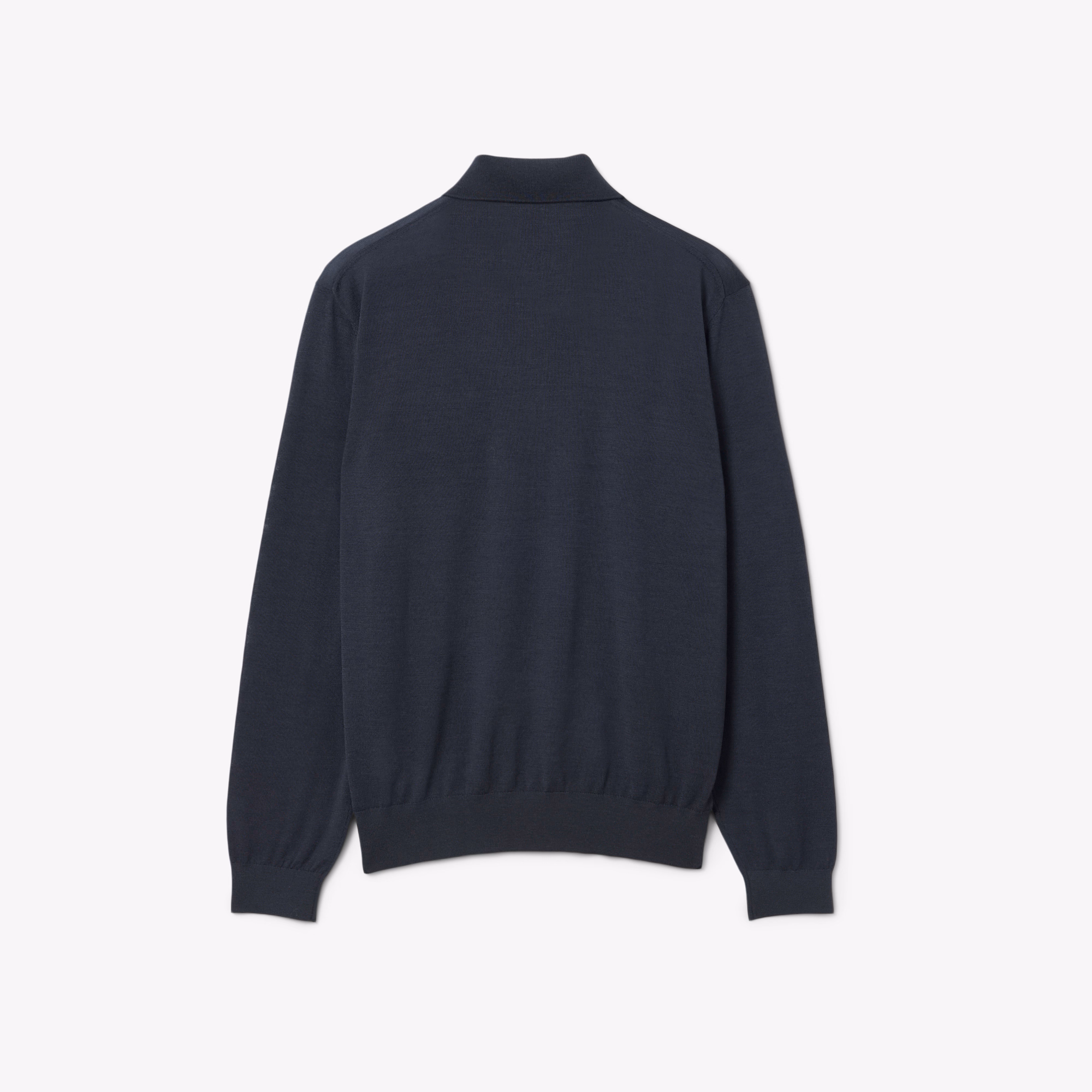 Runway Polo Collar Merino Wool Sweater