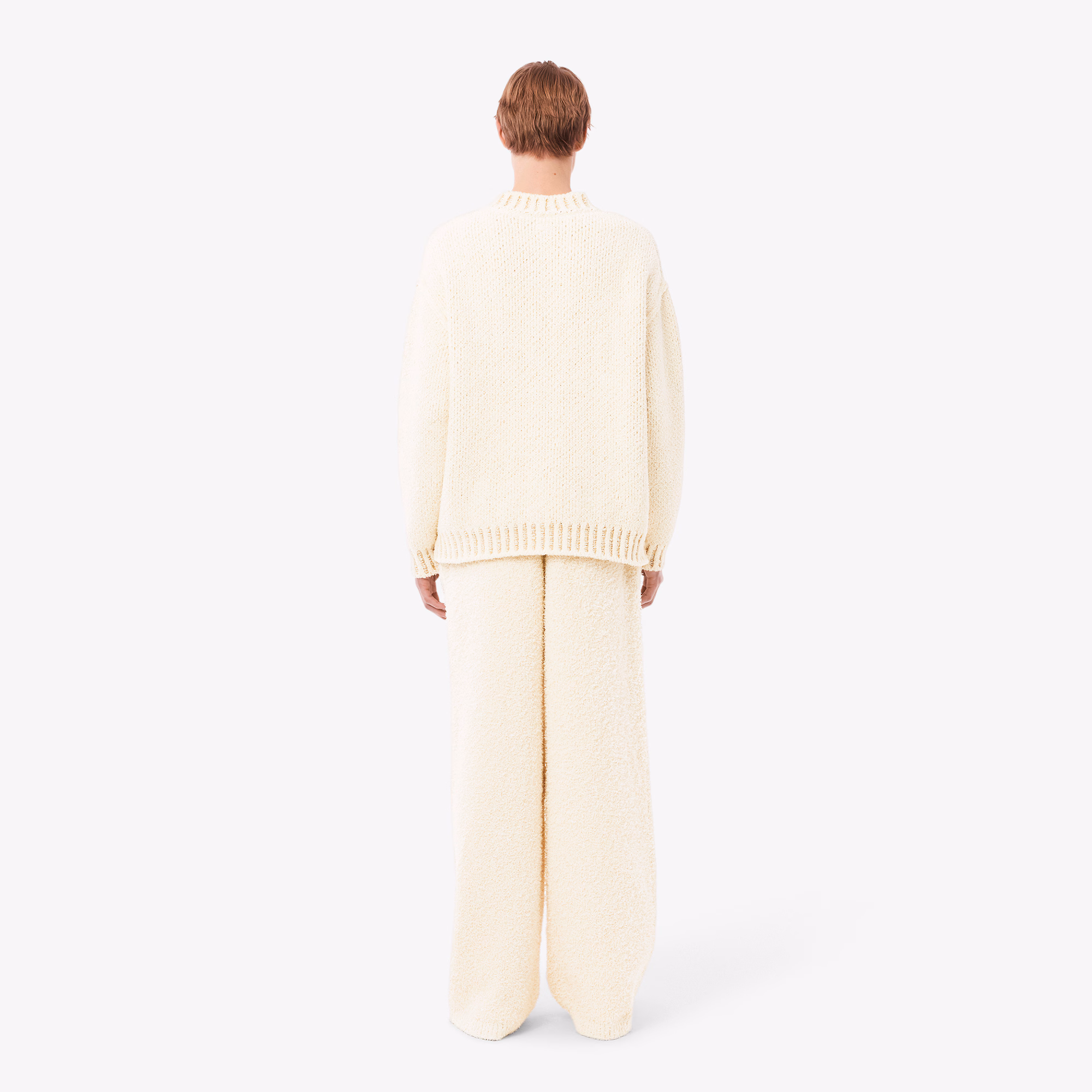 Men's Runway Oversized Knit Track Pants