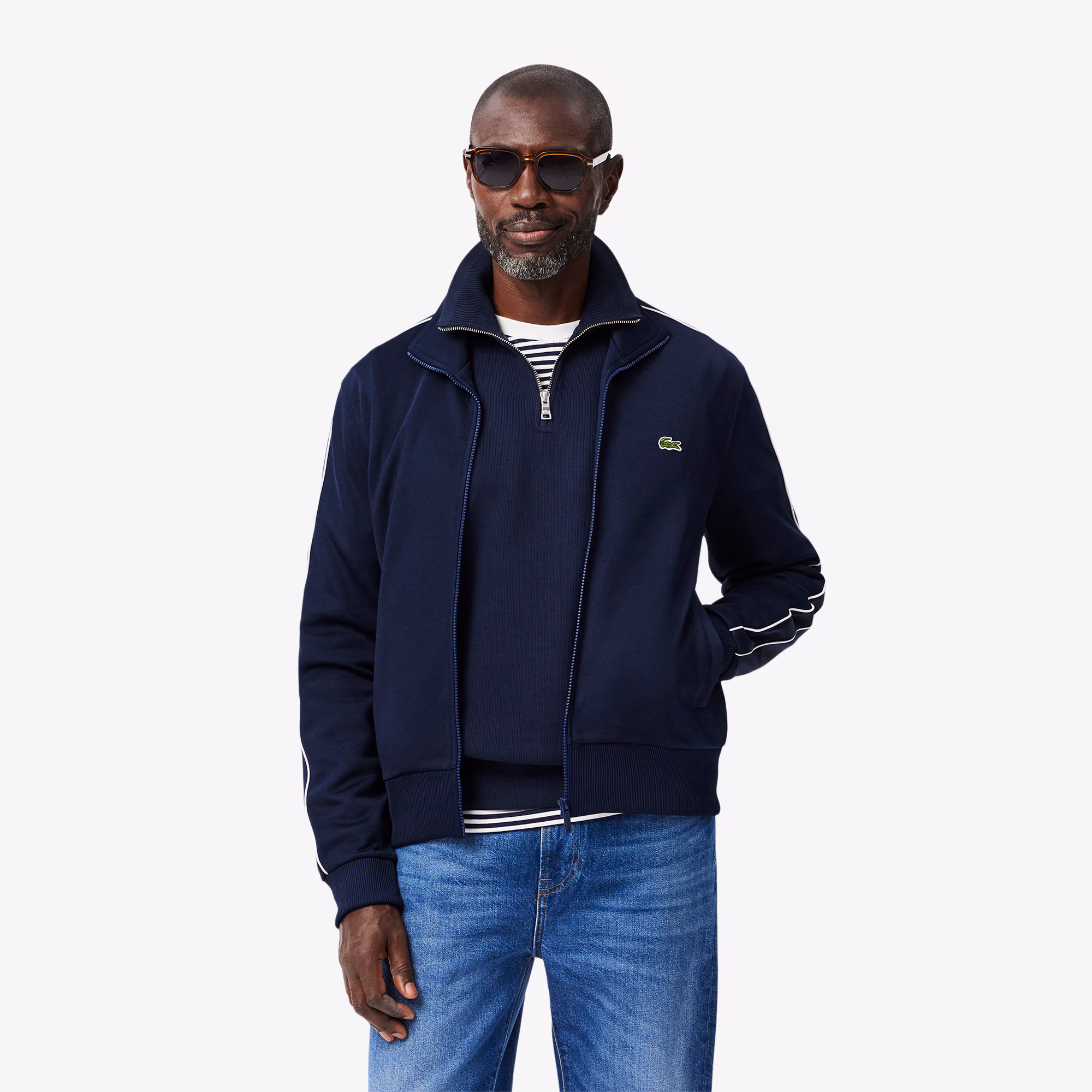 Men's Paris Piqué Zip-Up Track Jacket