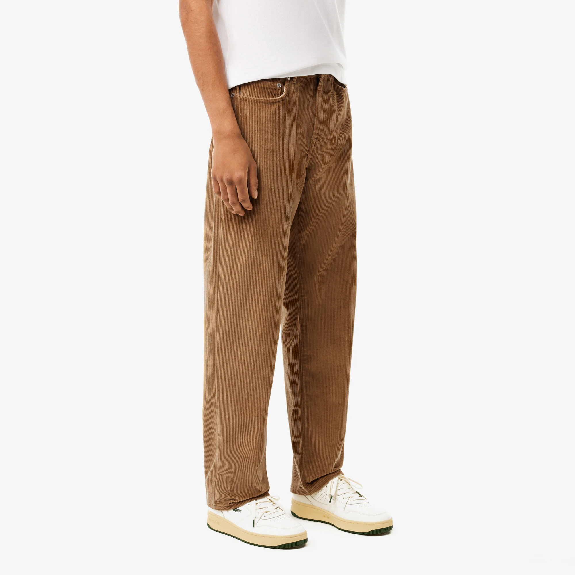 Men's 5-Pocket Straight Fit Velour Pants