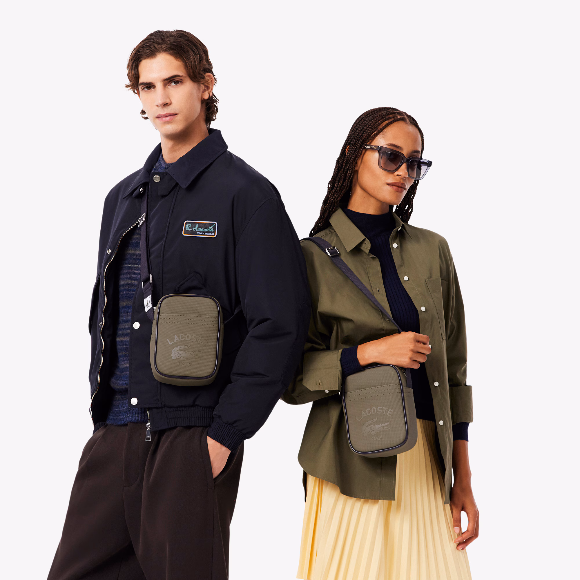 Club 1930 Petit Piqué Effect Vertical Satchel