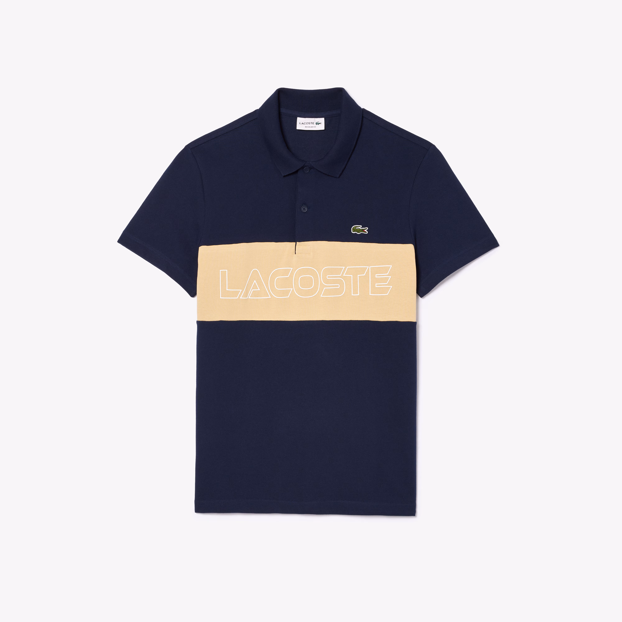 Men's Regular Fit Stretch Mini Piqué Polo