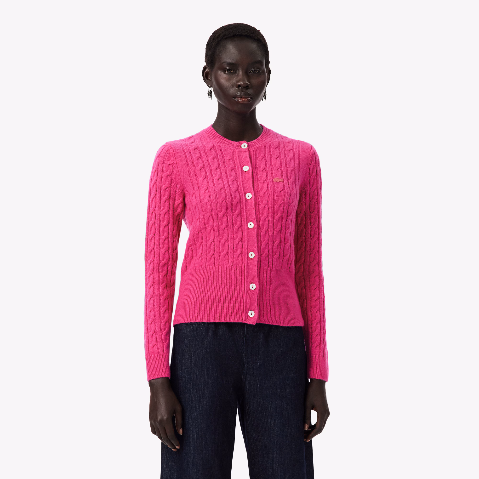 Runway Cashmere Cable Knit Cardigan