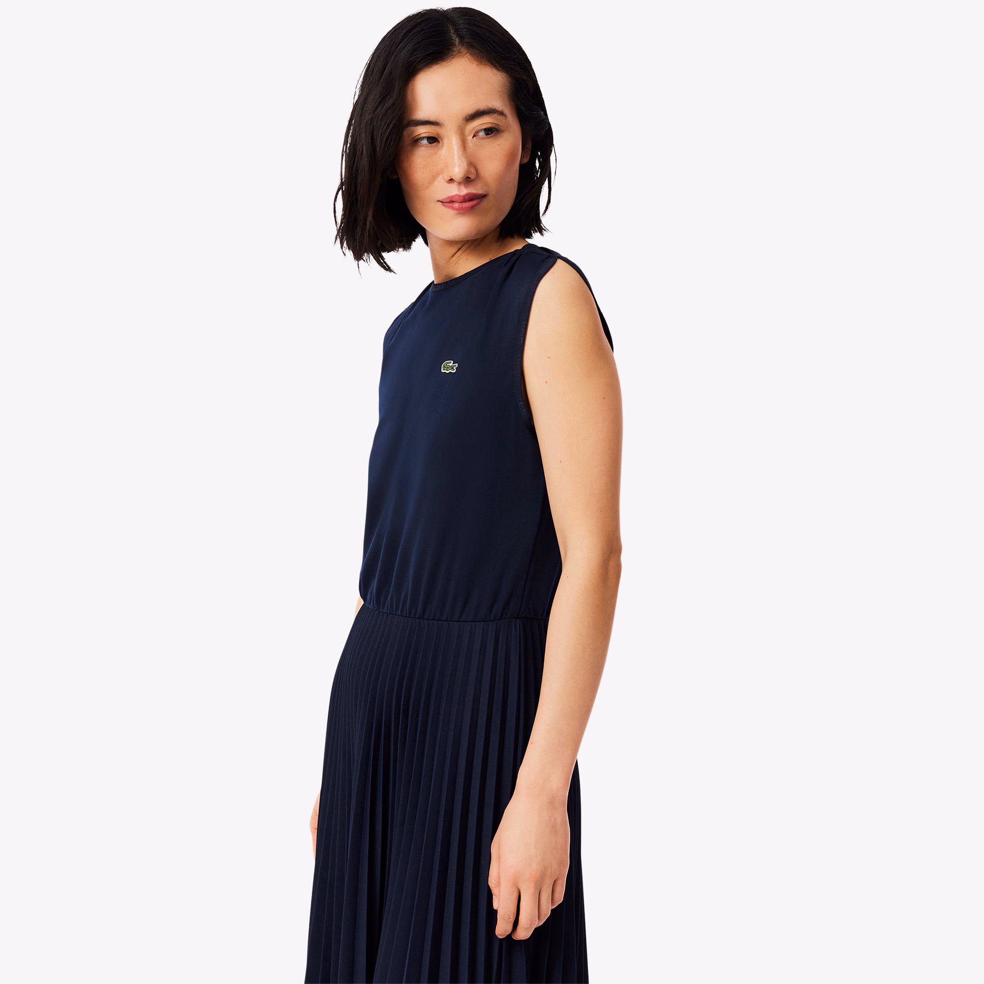 Women's Sleeveless Pleated Dress