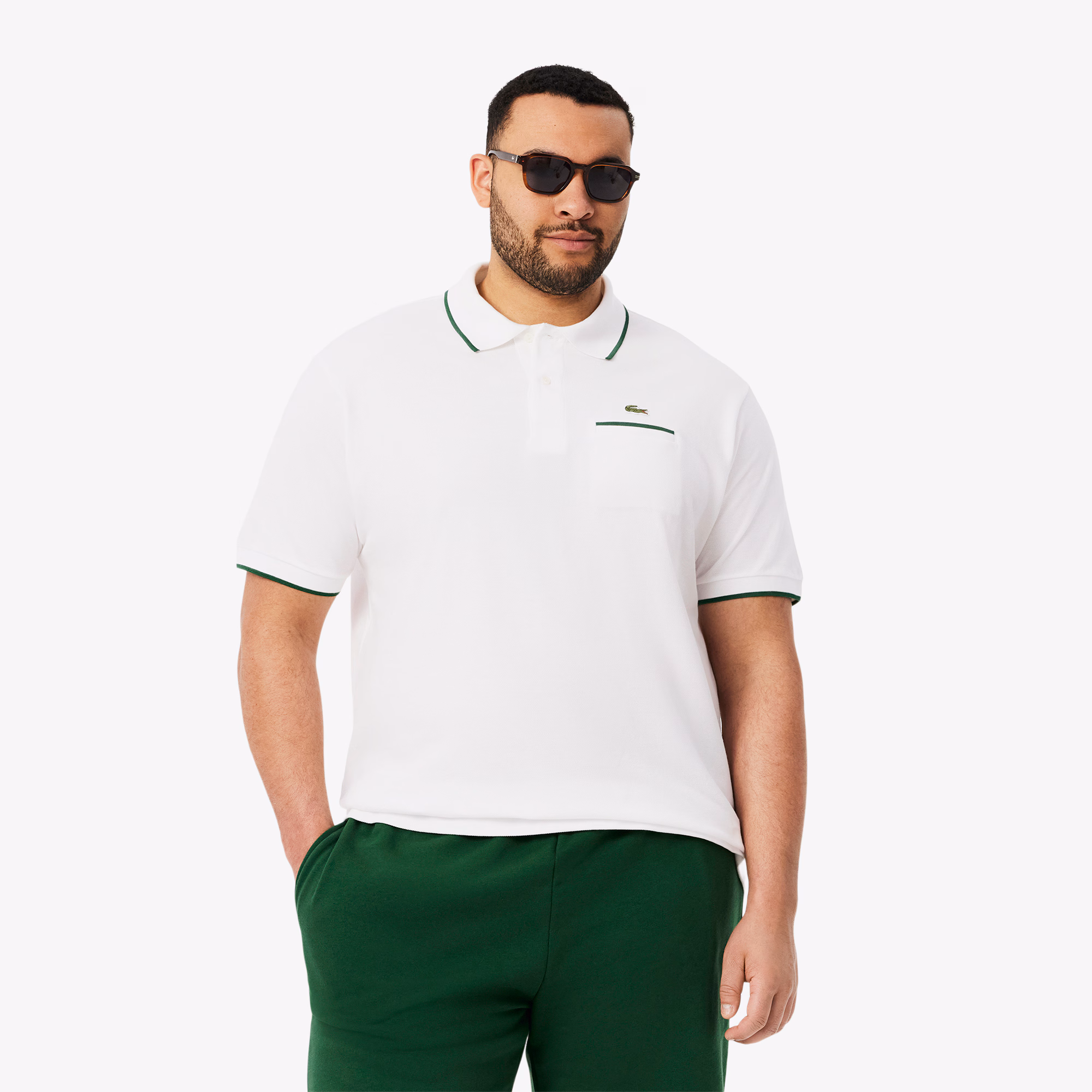 Men's Classic Fit Pocket Accent L.12.12 Polo