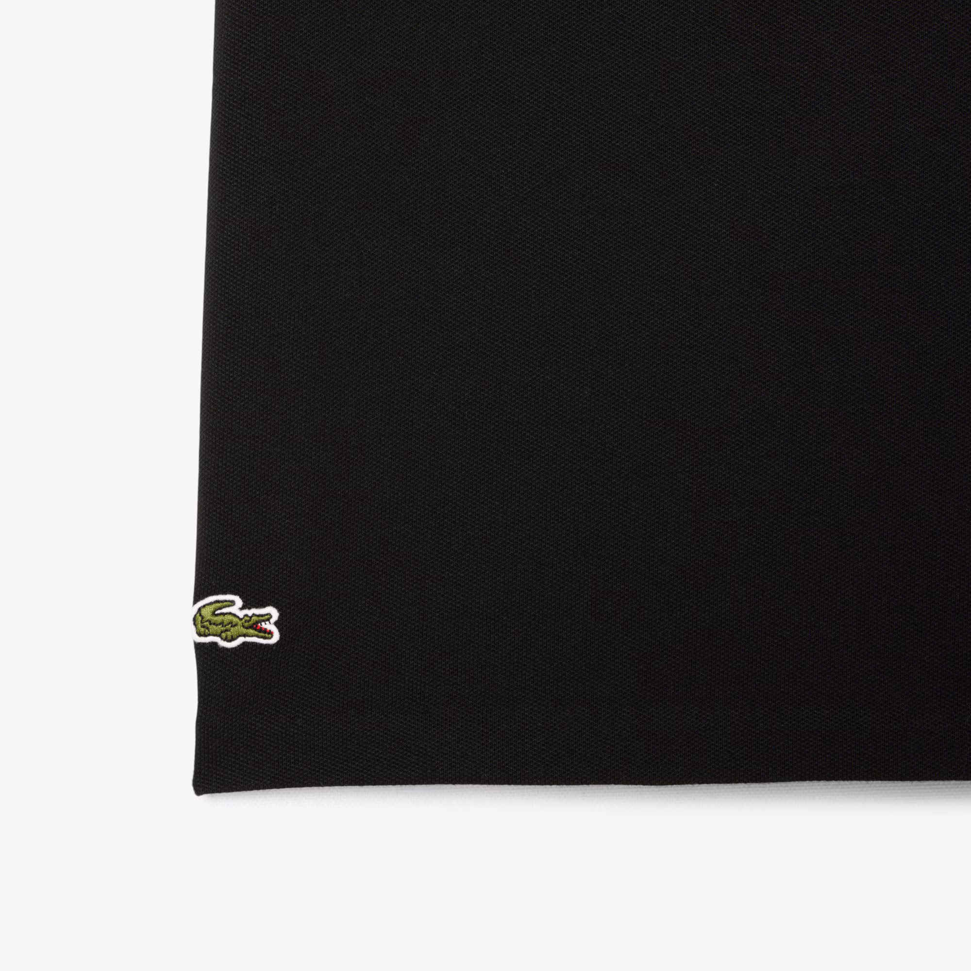 Boys' Stripe Collar Petit Piqué Polo