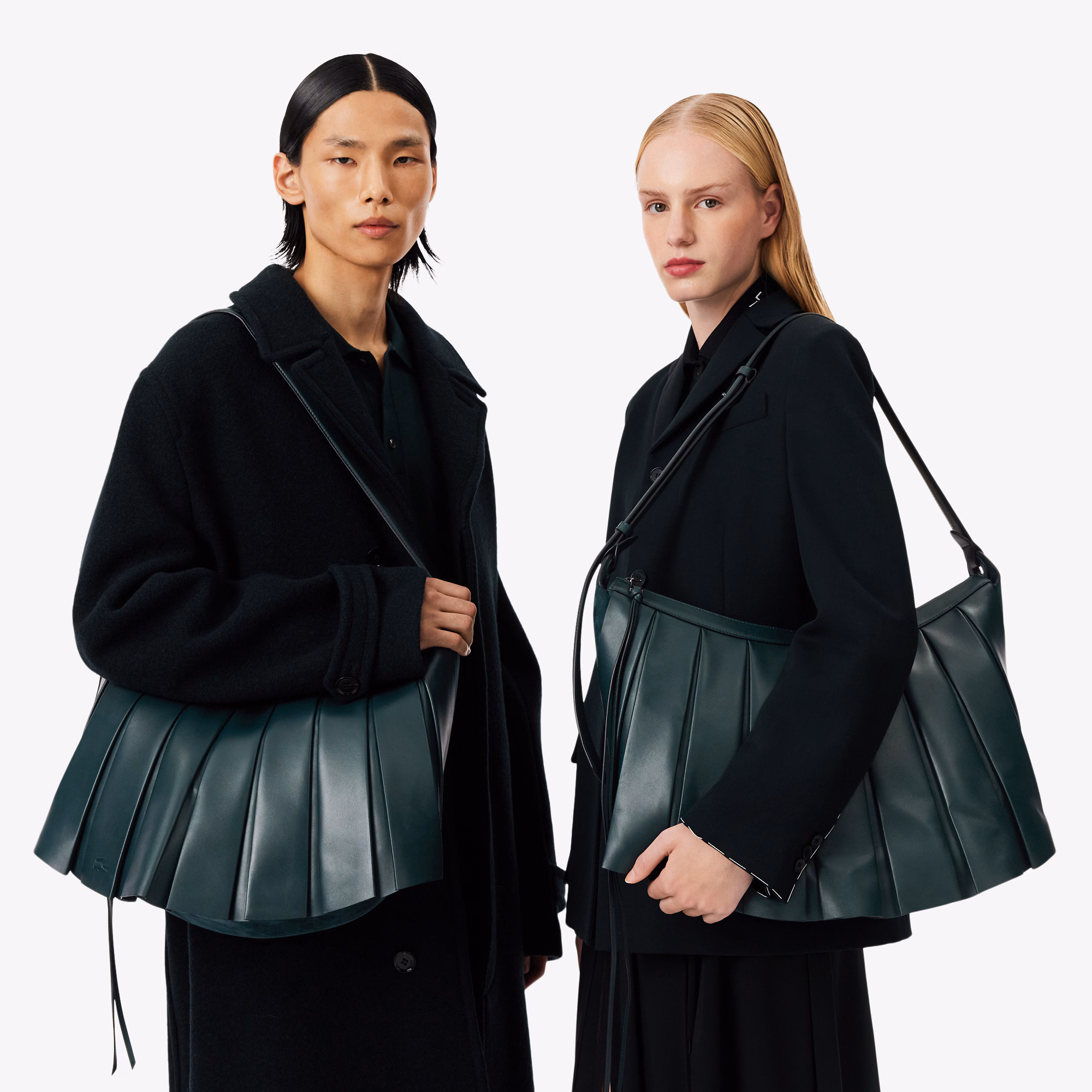 Runway XL Lenglen Suede Leather Hobo Bag