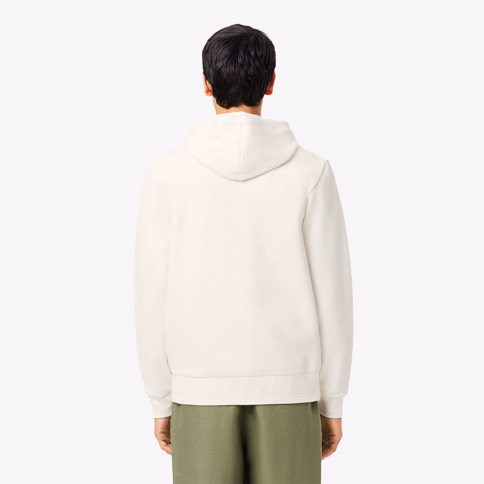 Men's Classic Fit Zip-Up Piqué Sweatshirt