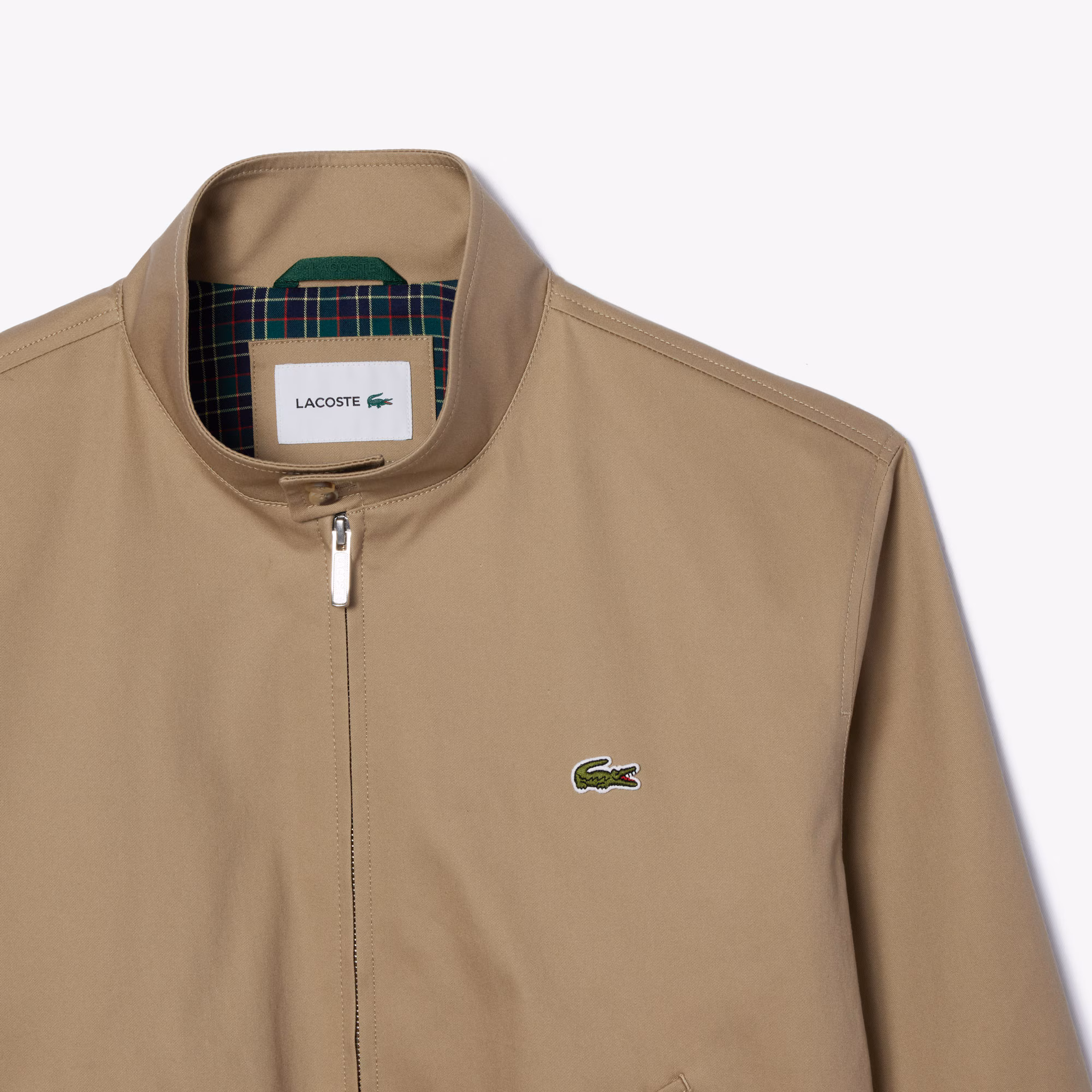 Men's Water-Repellent Twill Harrington Jacket