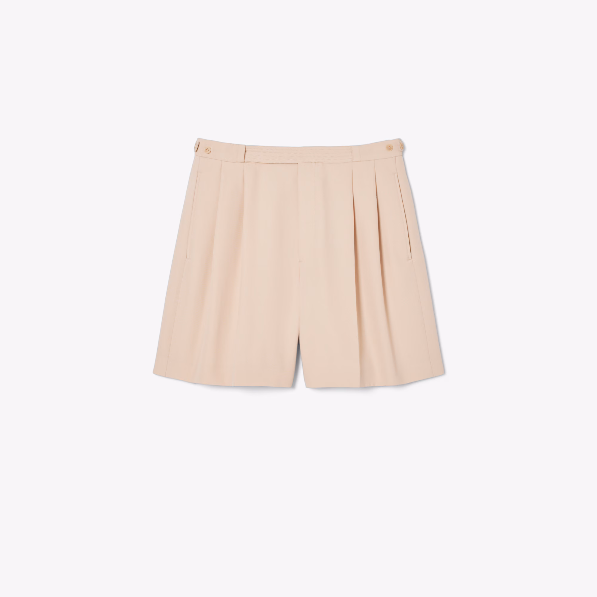 Men's Runway Fitted Wool Shorts