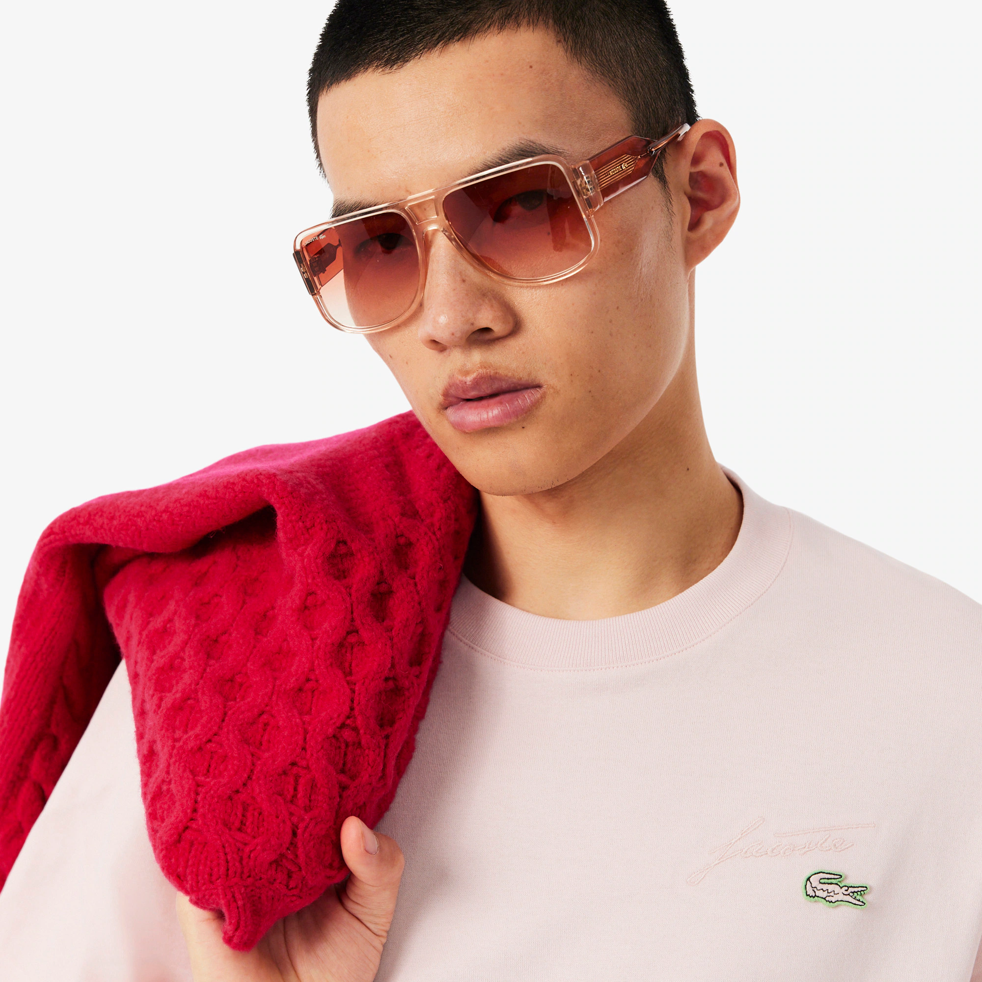 Men's Heavy Jersey Embroidered Signature T-Shirt