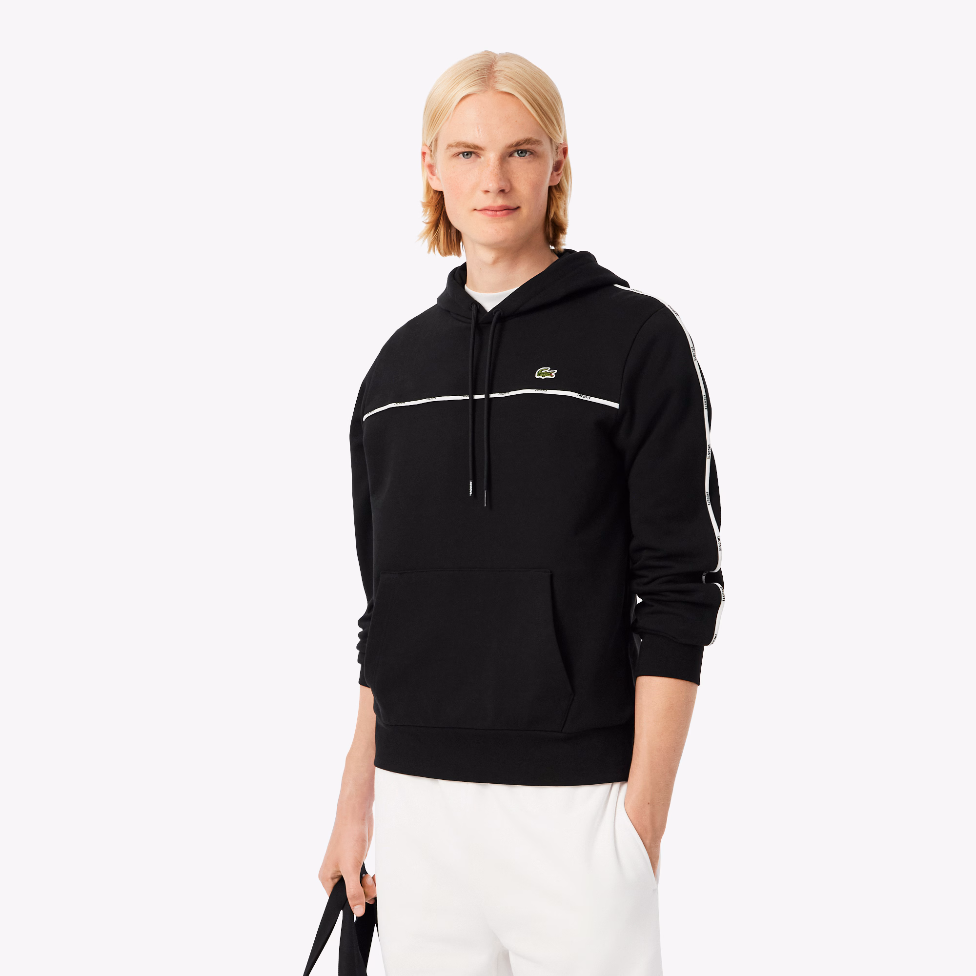 Men's Classic Fit Logo Stripe Sweatshirt