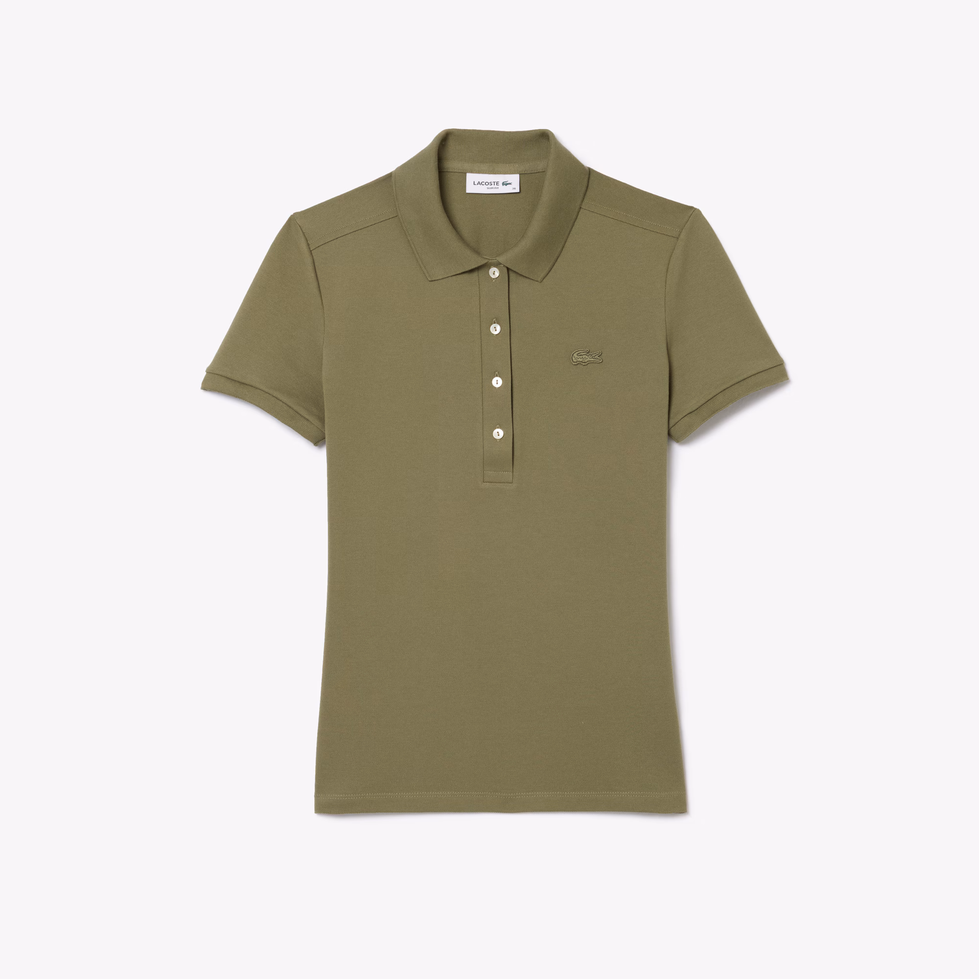 Women's L.12.D Slim Fit Stretch Mini Piqué Polo