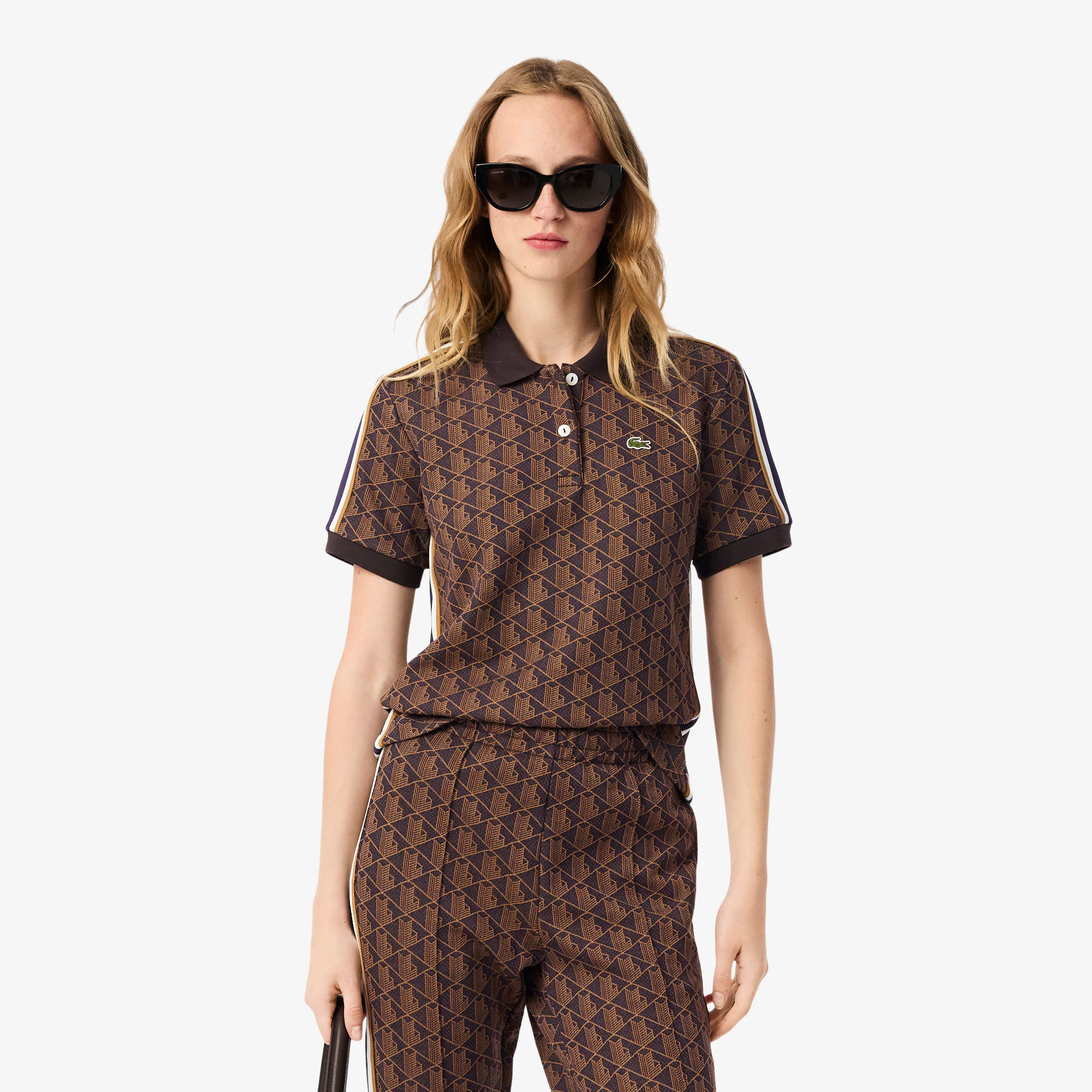 Women's Slim Fit Monogram Polo