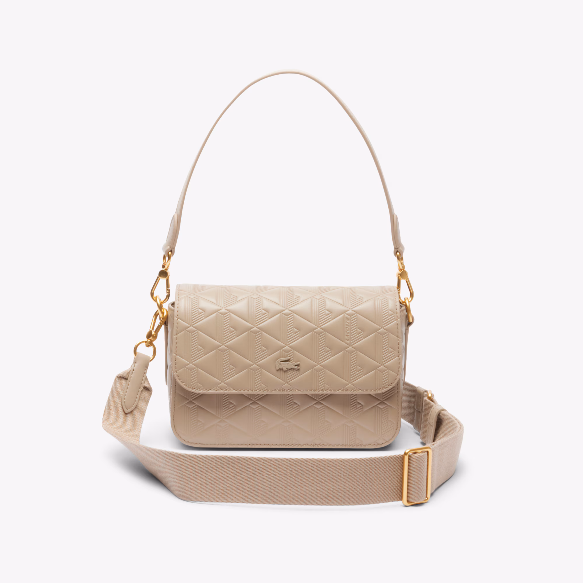 Maheki Embossed Leather Shoulder Bag