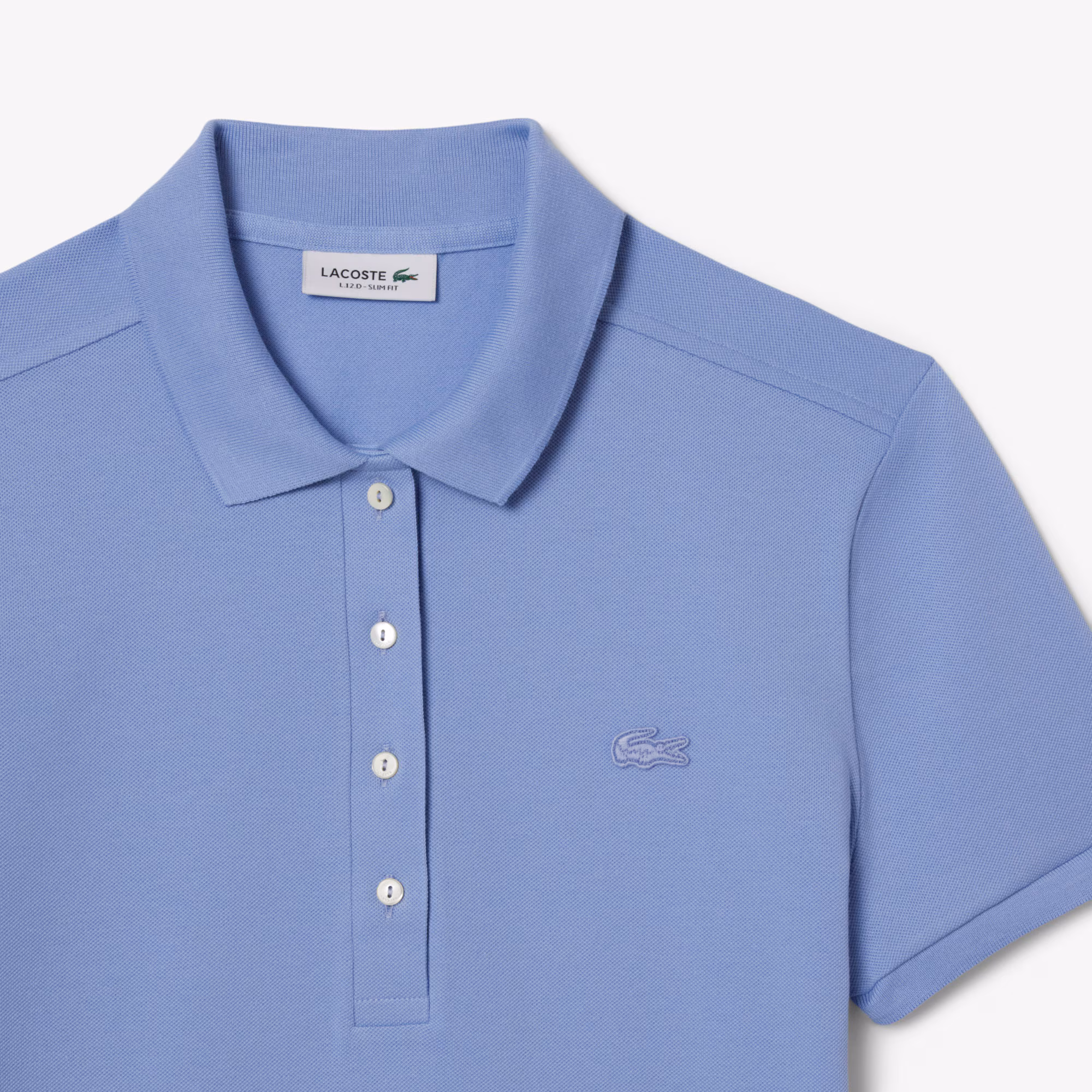 Women's L.12.D Slim Fit Stretch Mini Piqué Polo