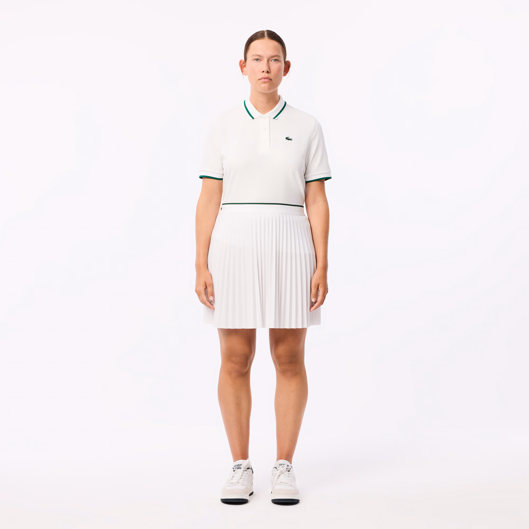 Women's Elastic Waist Pleated Skirt