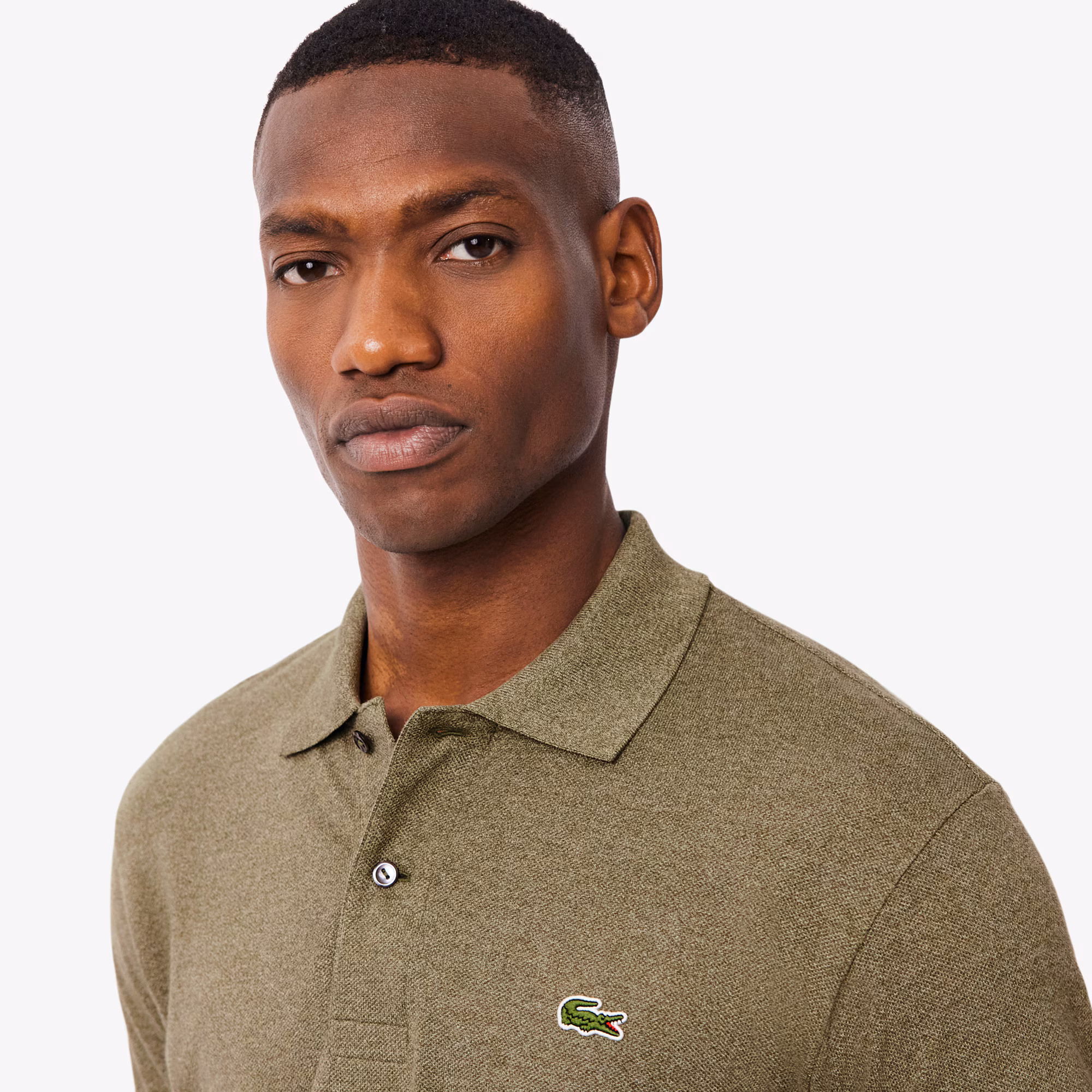 Men's Classic Fit L.12.12 Heathered Polo