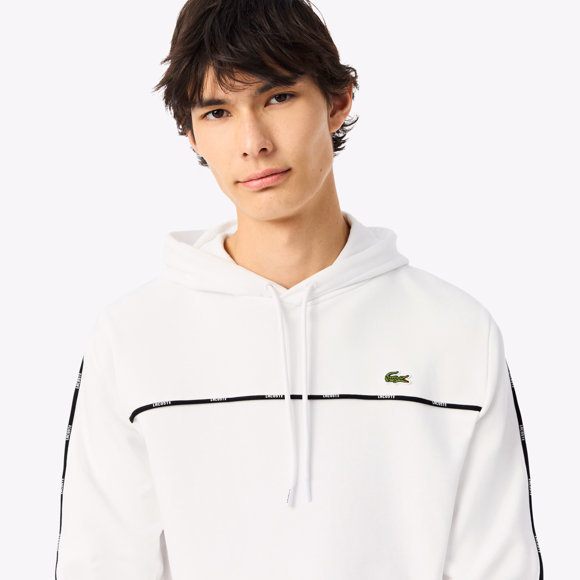 Men's Classic Fit Logo Stripe Sweatshirt