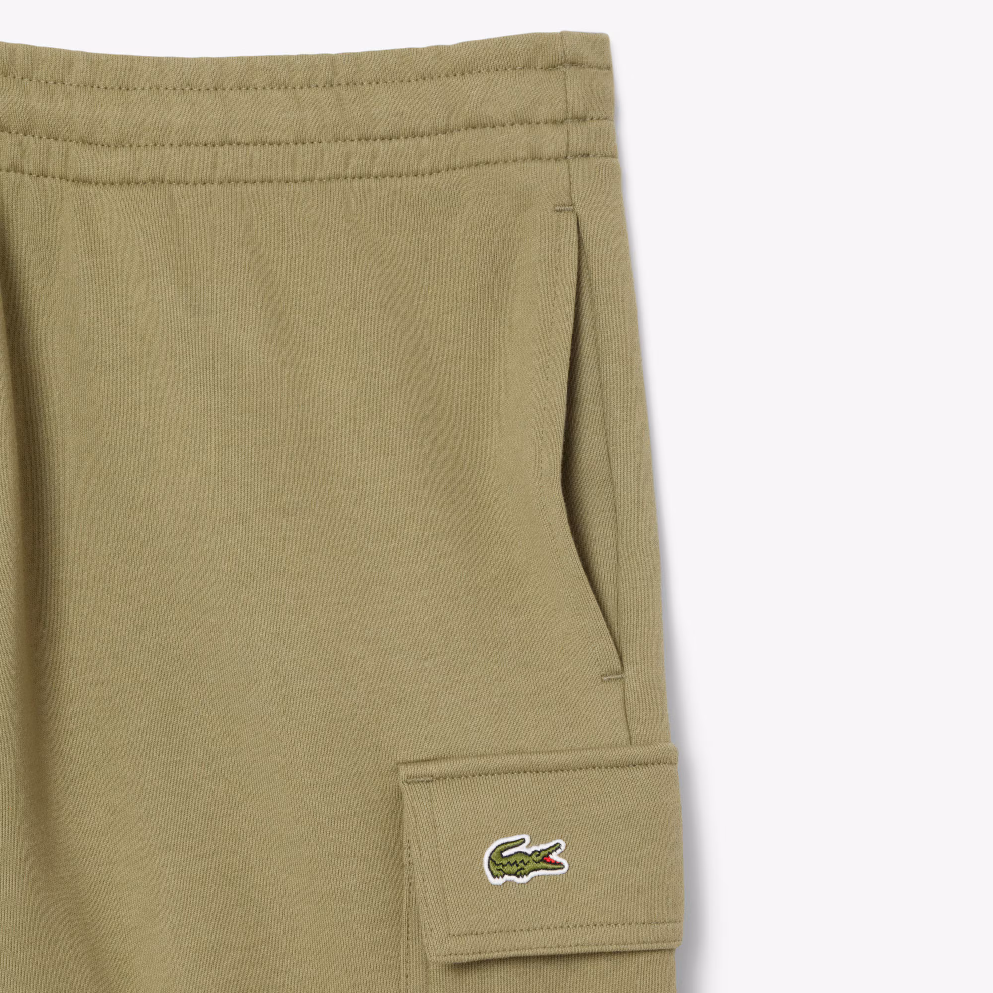 Men's Cotton Fleece Cargo Shorts
