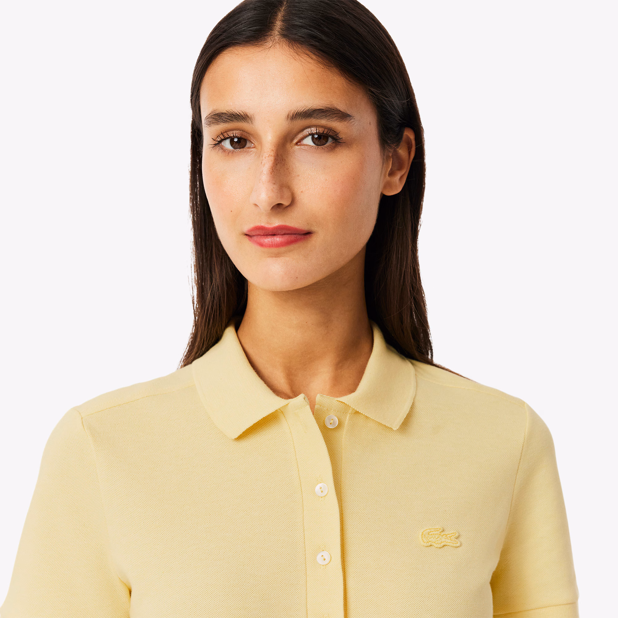Women's L.12.D Slim Fit Stretch Mini Piqué Polo