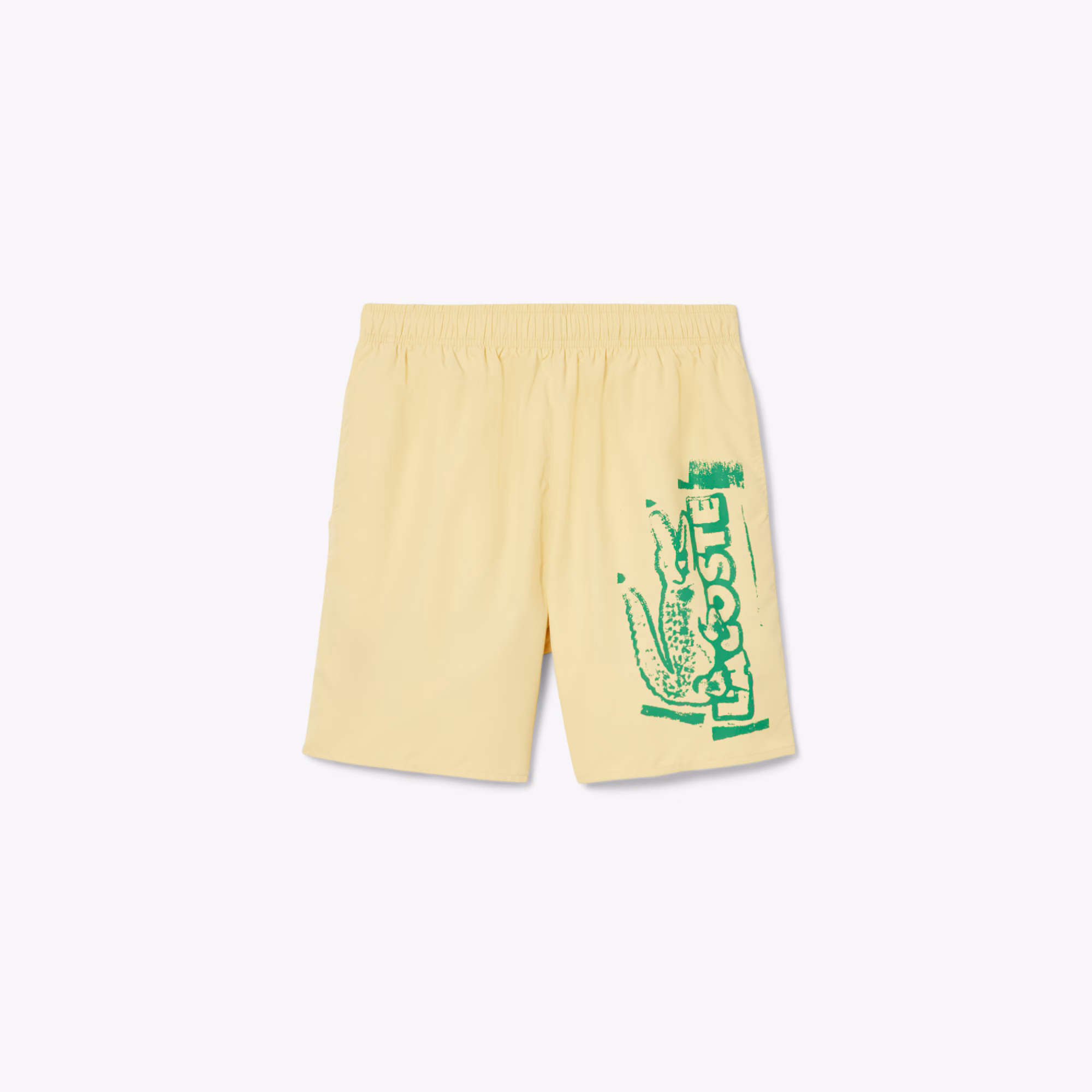 Men's Long Branded Swim Trunks