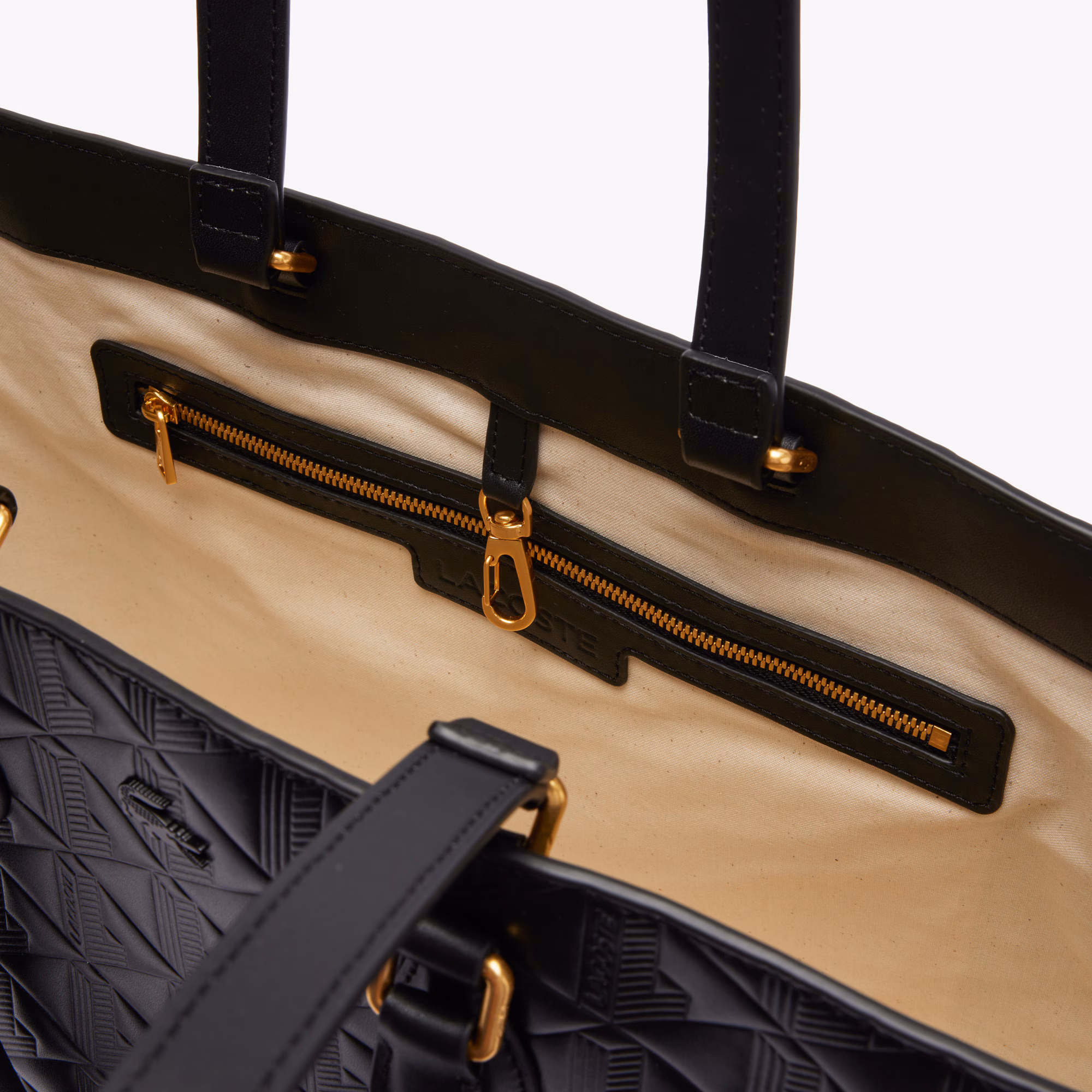 Maheki Embossed Leather Tote