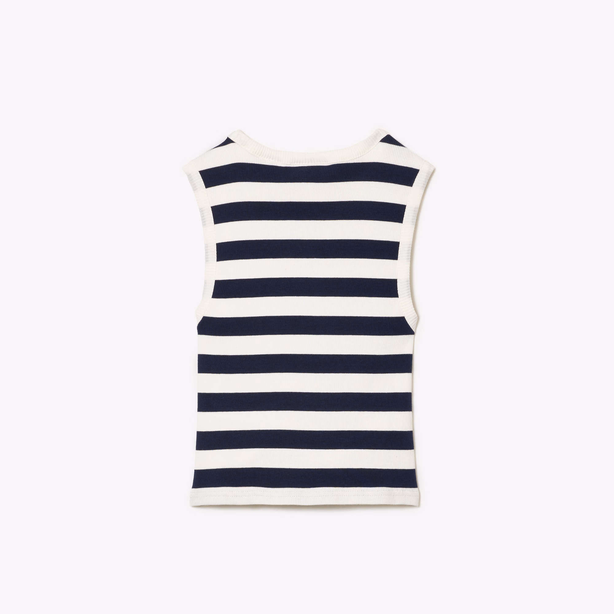 Kids' Striped Ribbed Cotton Tank Top