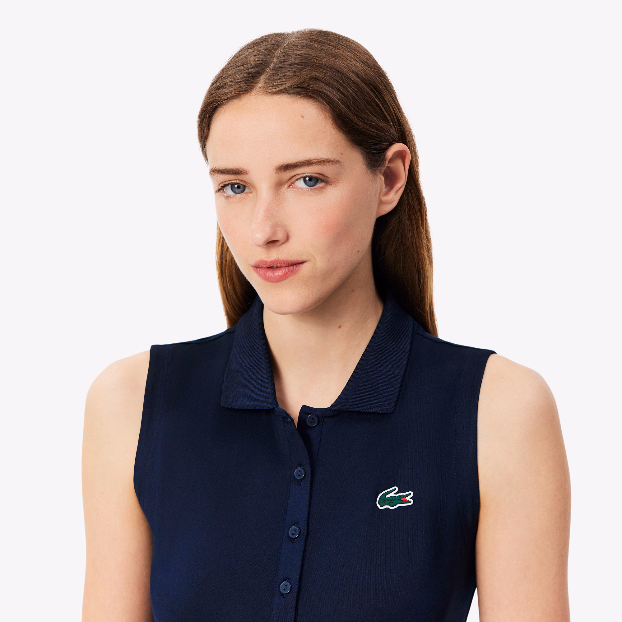 Women's Slim Fit UV Protect Stretch Golf Polo