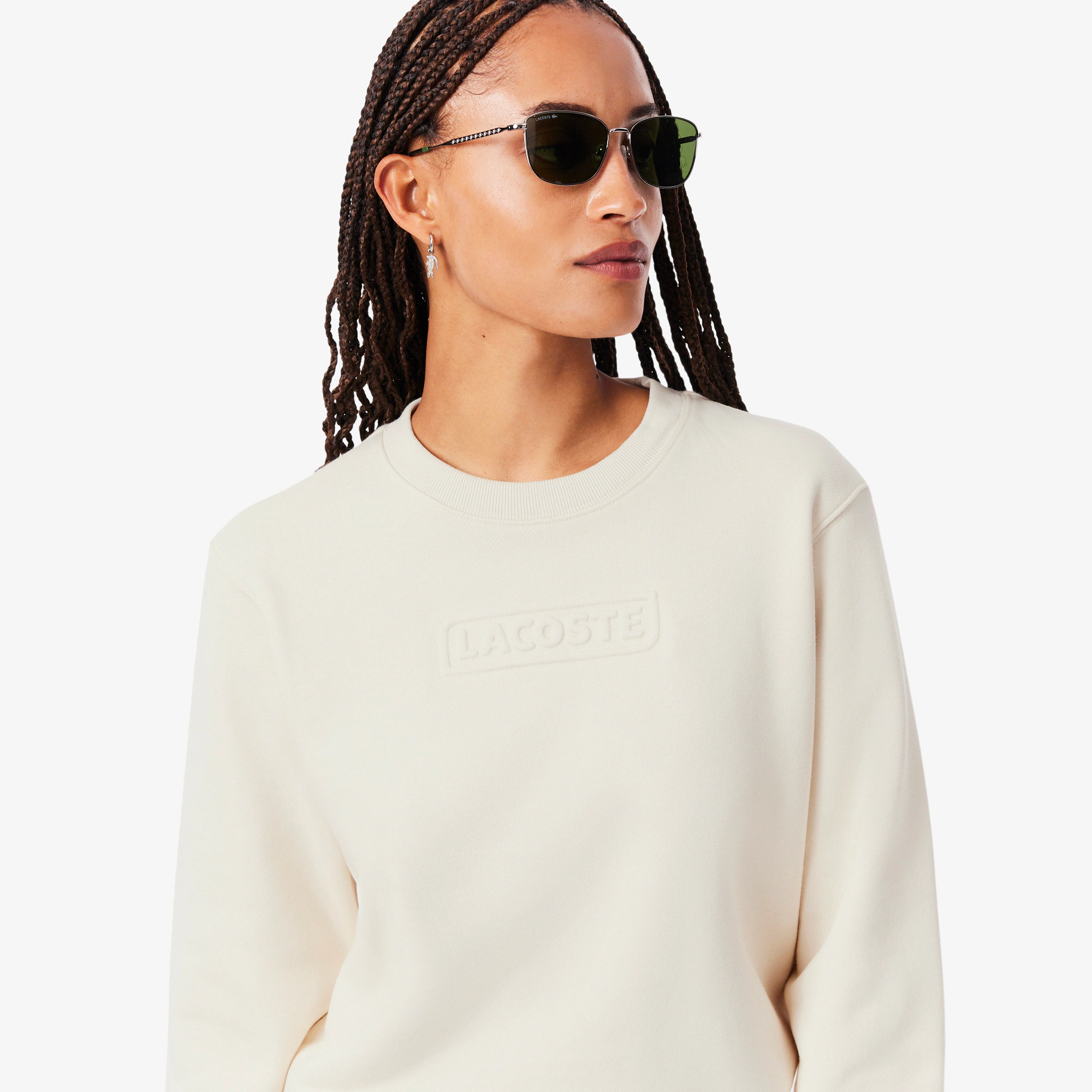 Women's Embossed Logo Cotton Sweatshirt