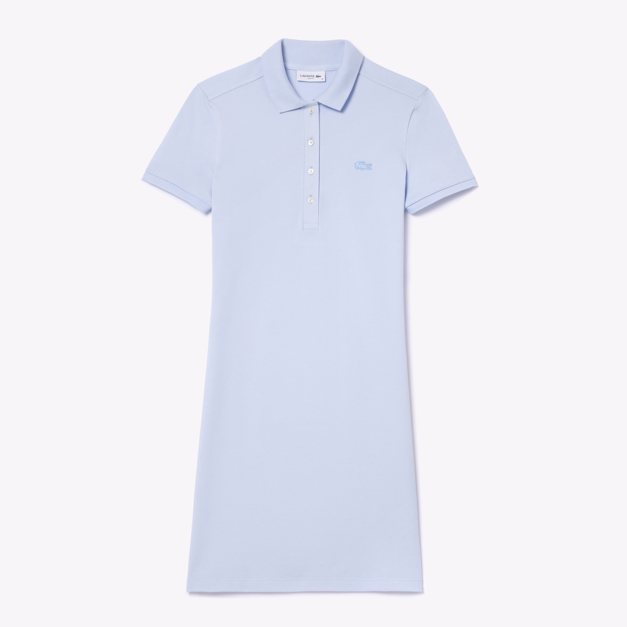 Women's Slim Fit Stretch Mini Piqué Polo Dress