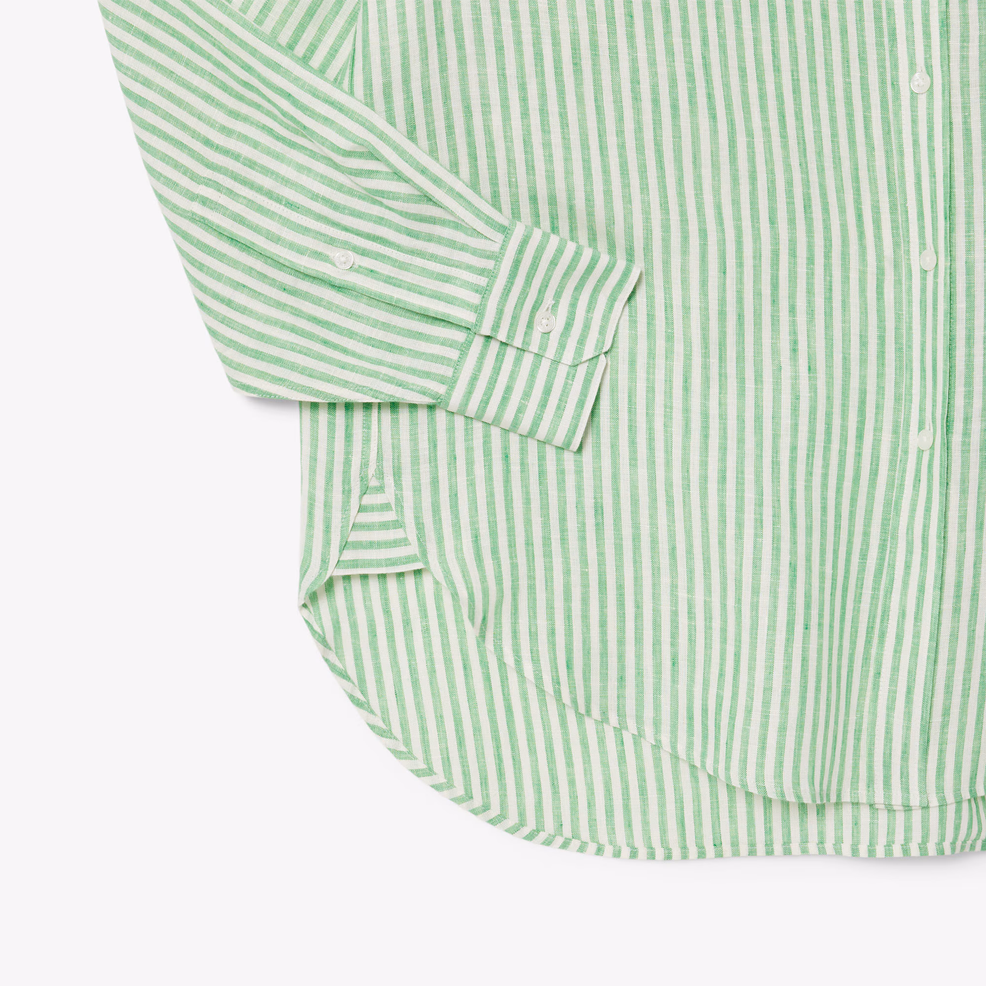 Women's Oversized Striped Linen Shirt