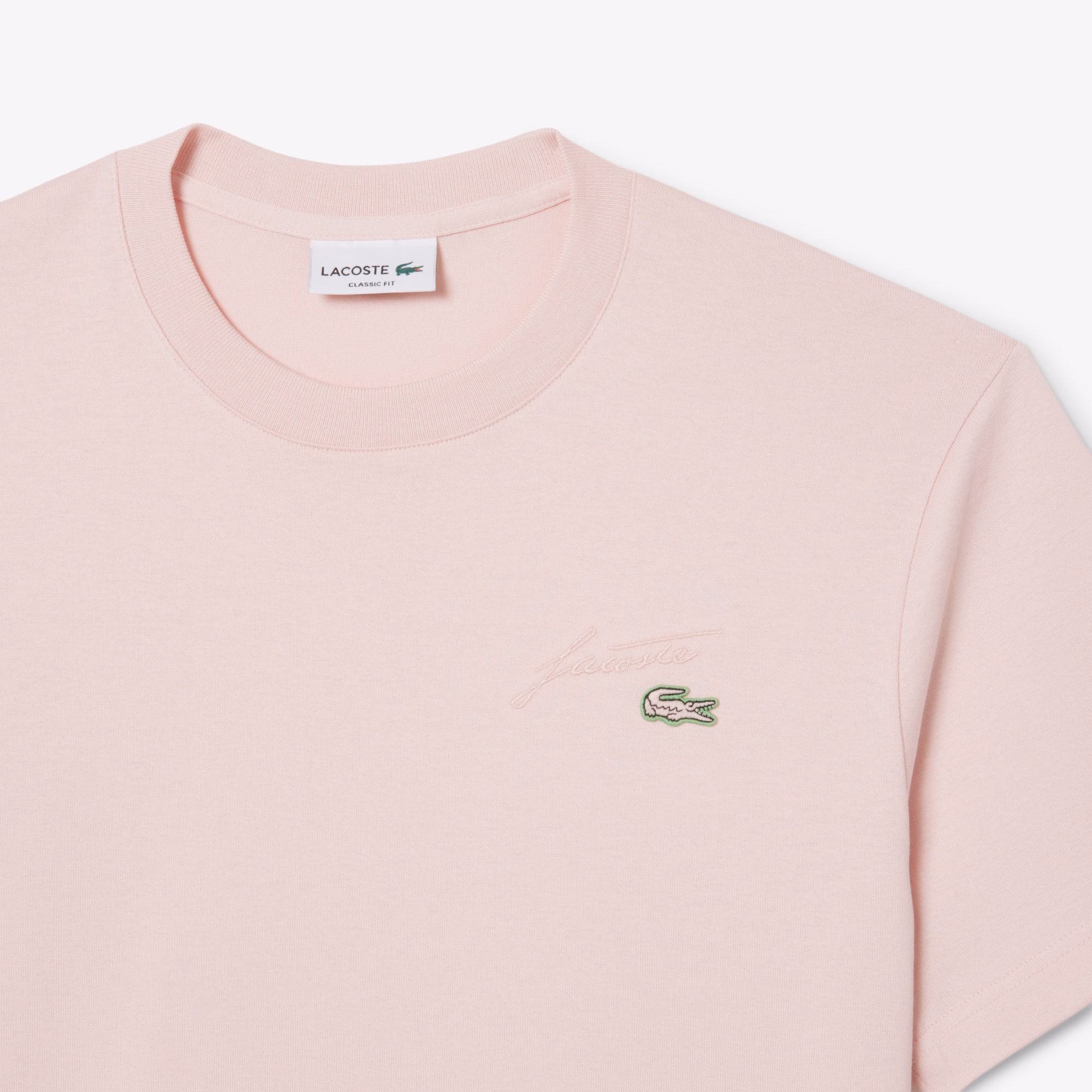 Men's Heavy Jersey Embroidered Signature T-Shirt