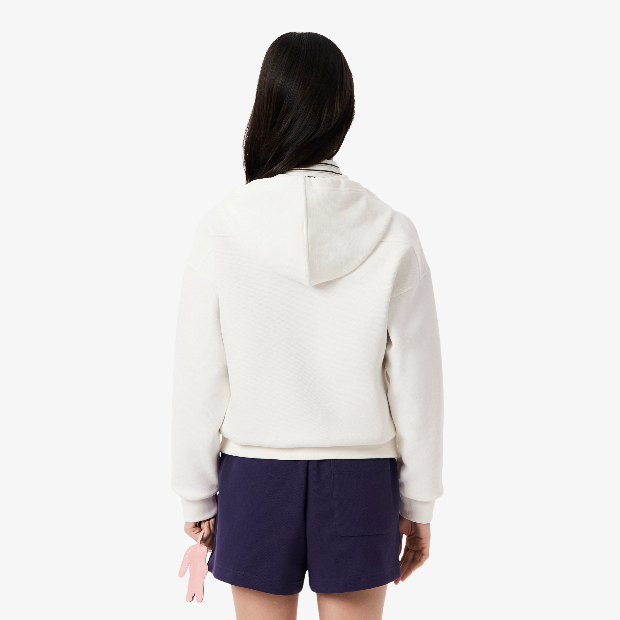 Women's Zip-Up Piqué Hoodie