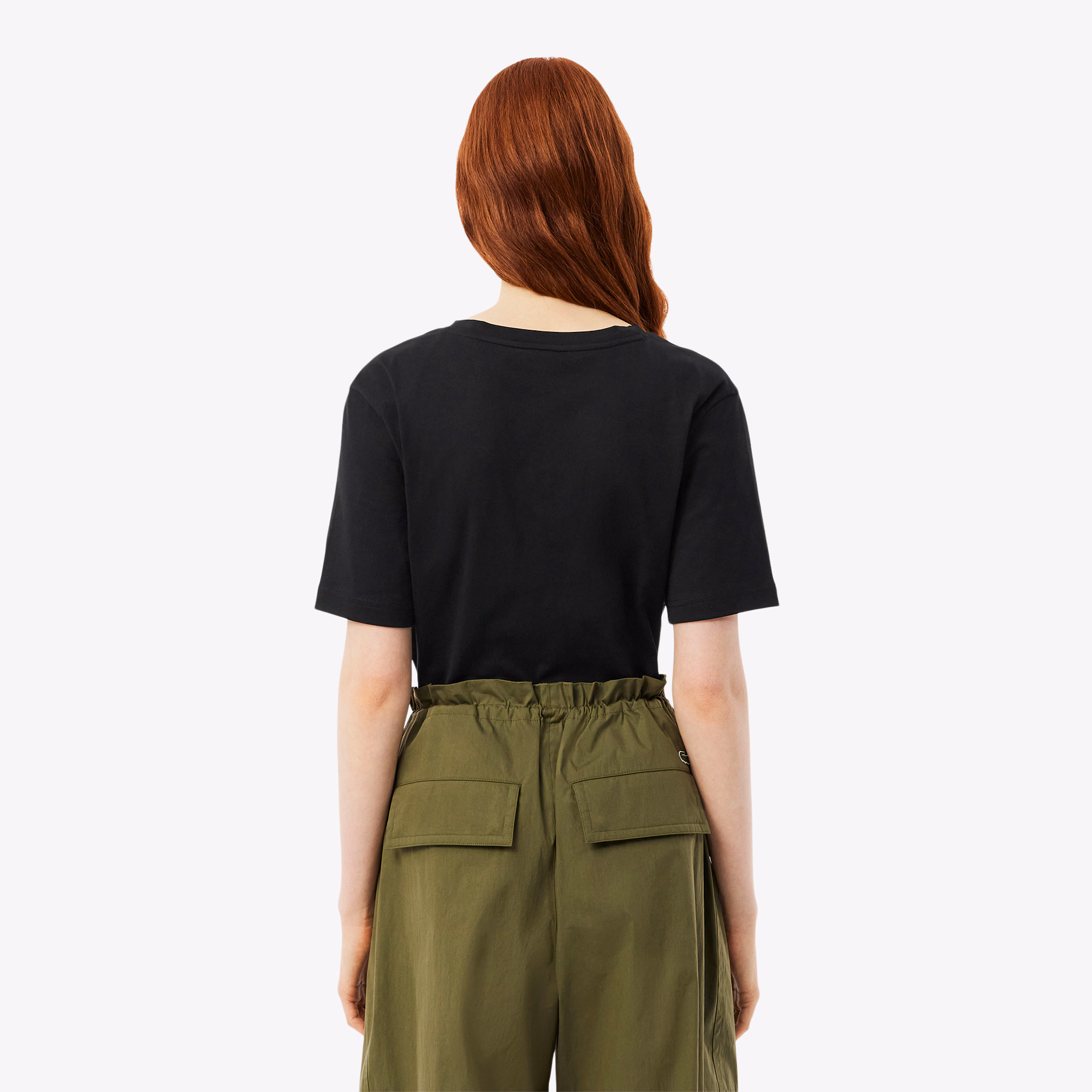 Women's Relaxed Fit Soft Cotton V-Neck T-Shirt