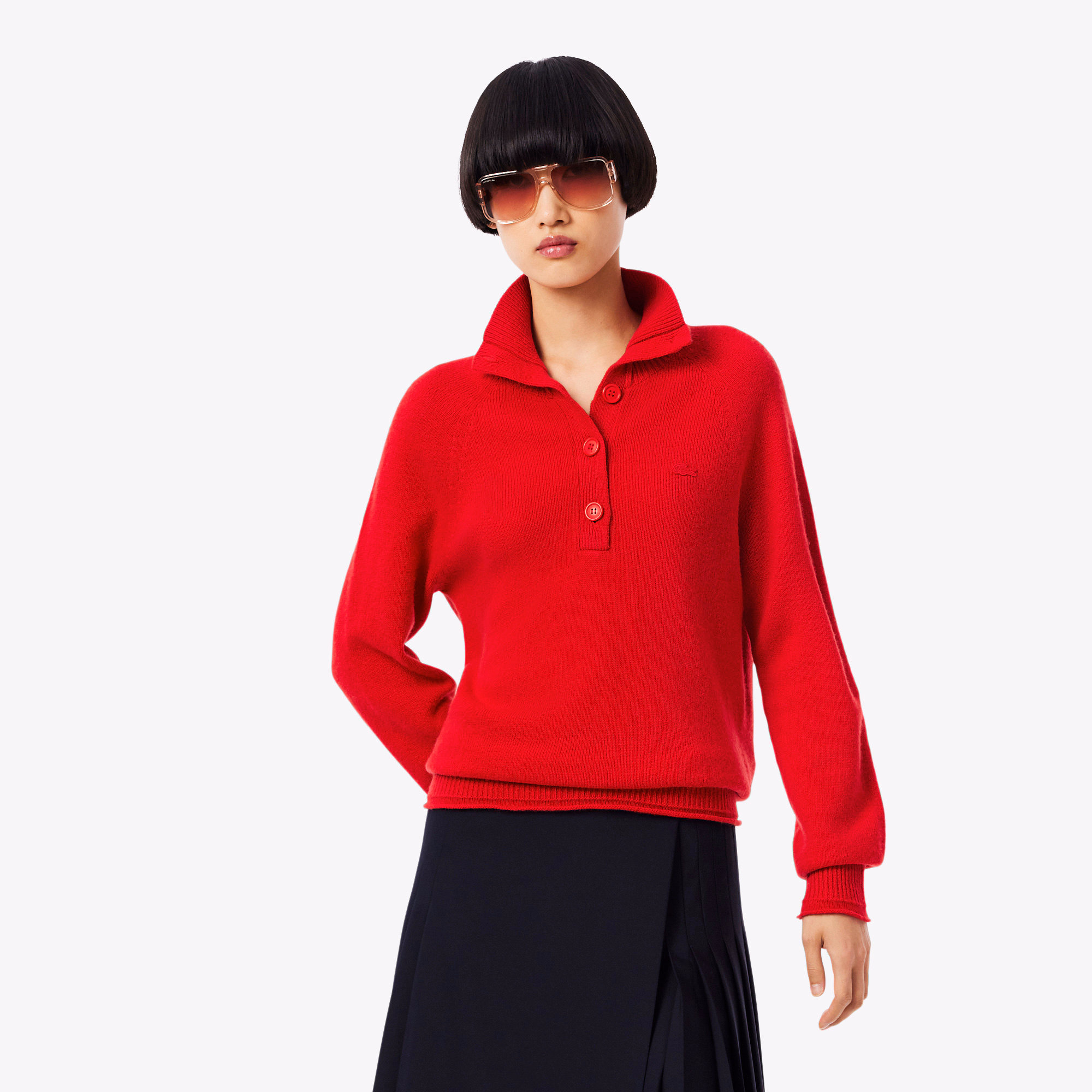 Women's Wool High-Neck Sweater