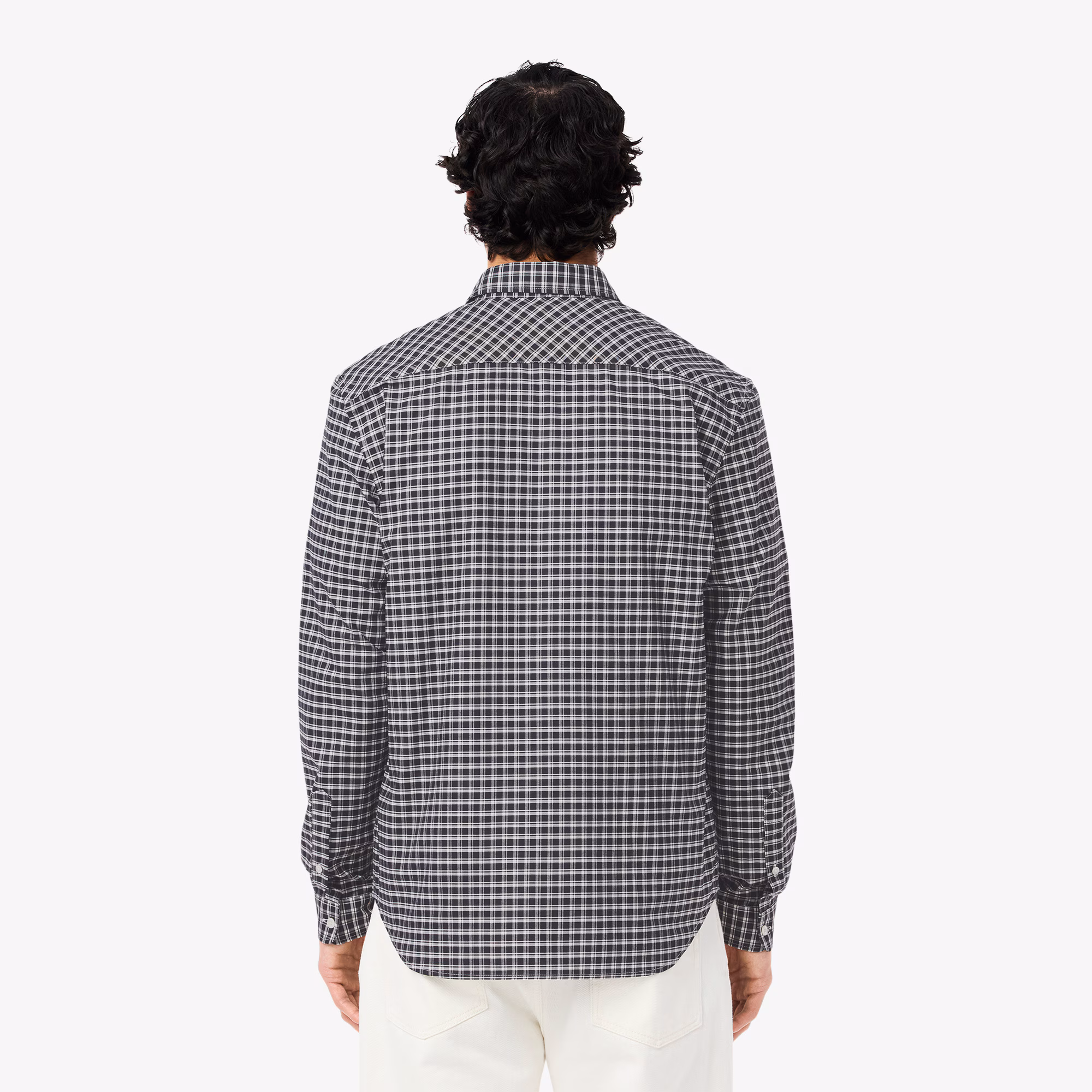 Men's Regular Fit Stretch Plaid Shirt