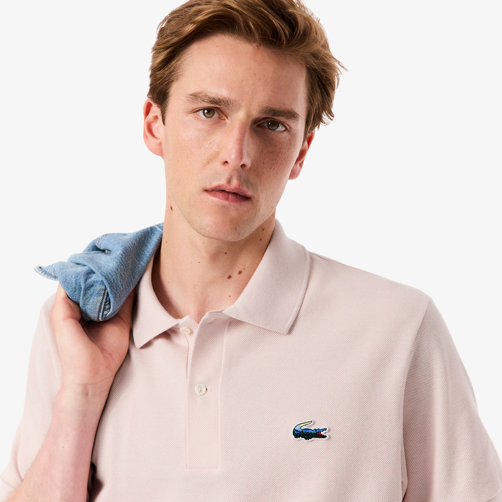 Men's Classic Fit Landscape Crocodile Piqué Polo