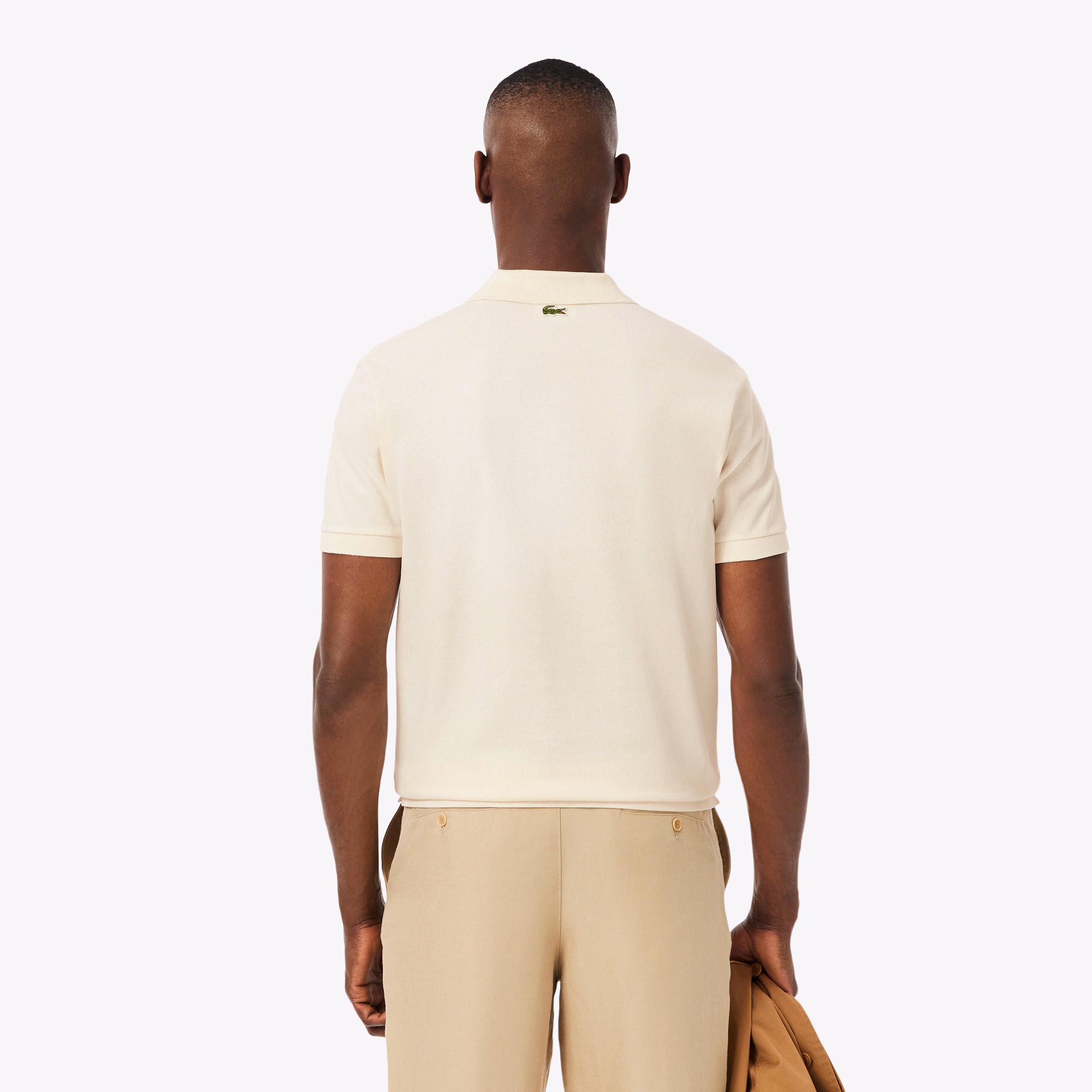 Men's Classic Fit Petit Piqué Badge Polo