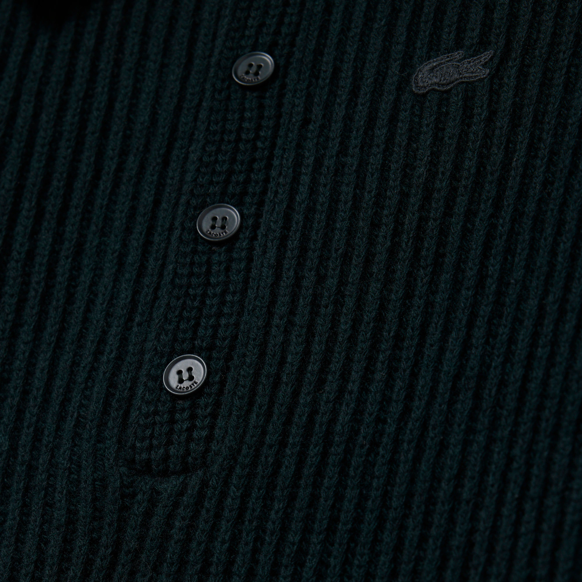 Runway Cable Neck Wool Sweater