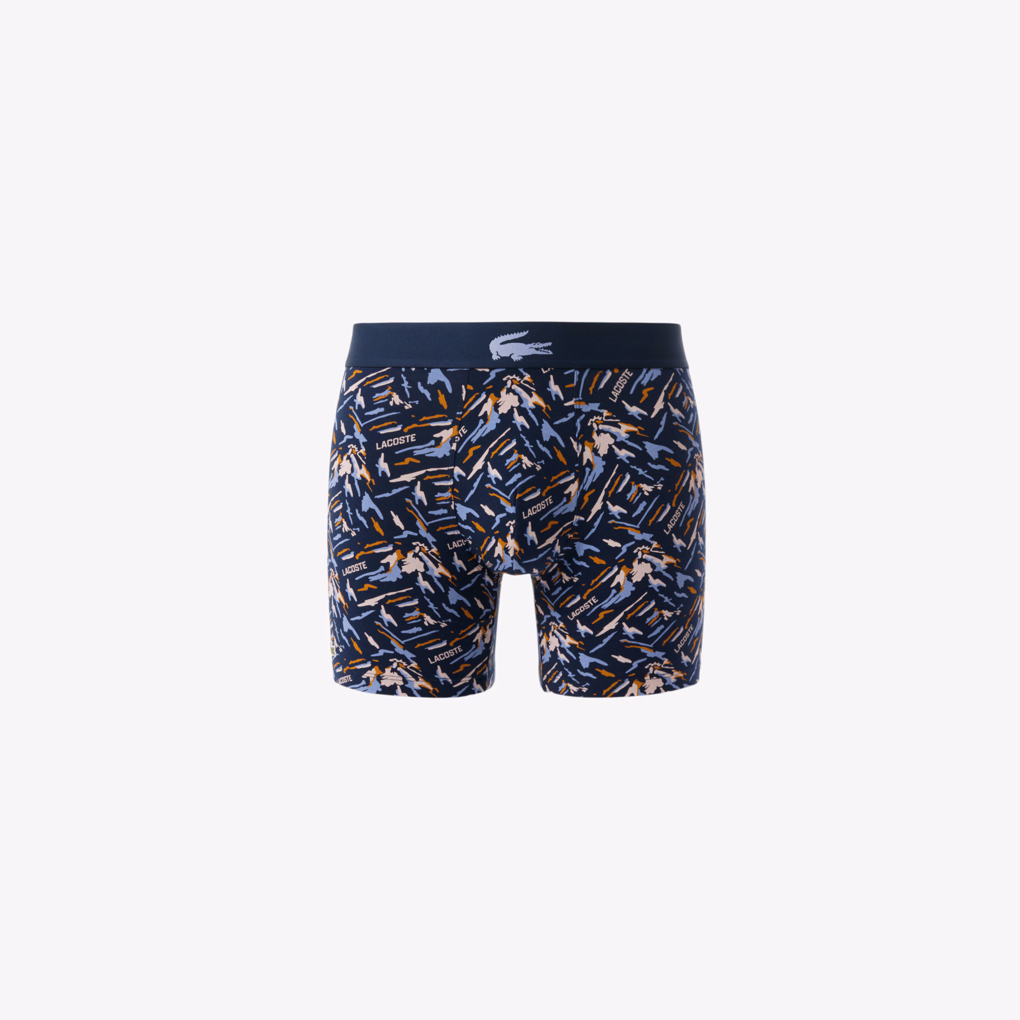 Men's Printed Stretch Cotton Boxer Briefs