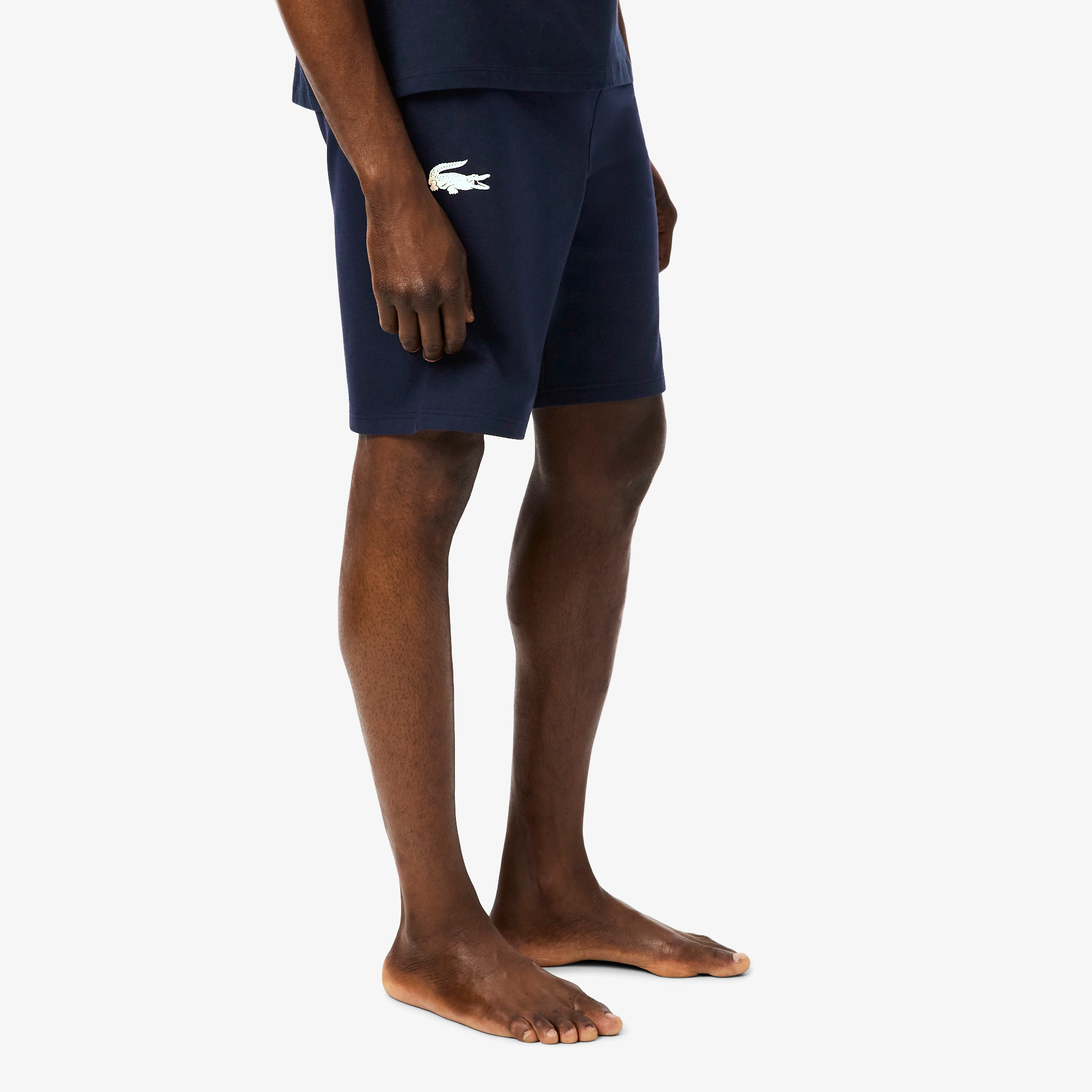 Men's Straight Fit Fleece Pajama Shorts