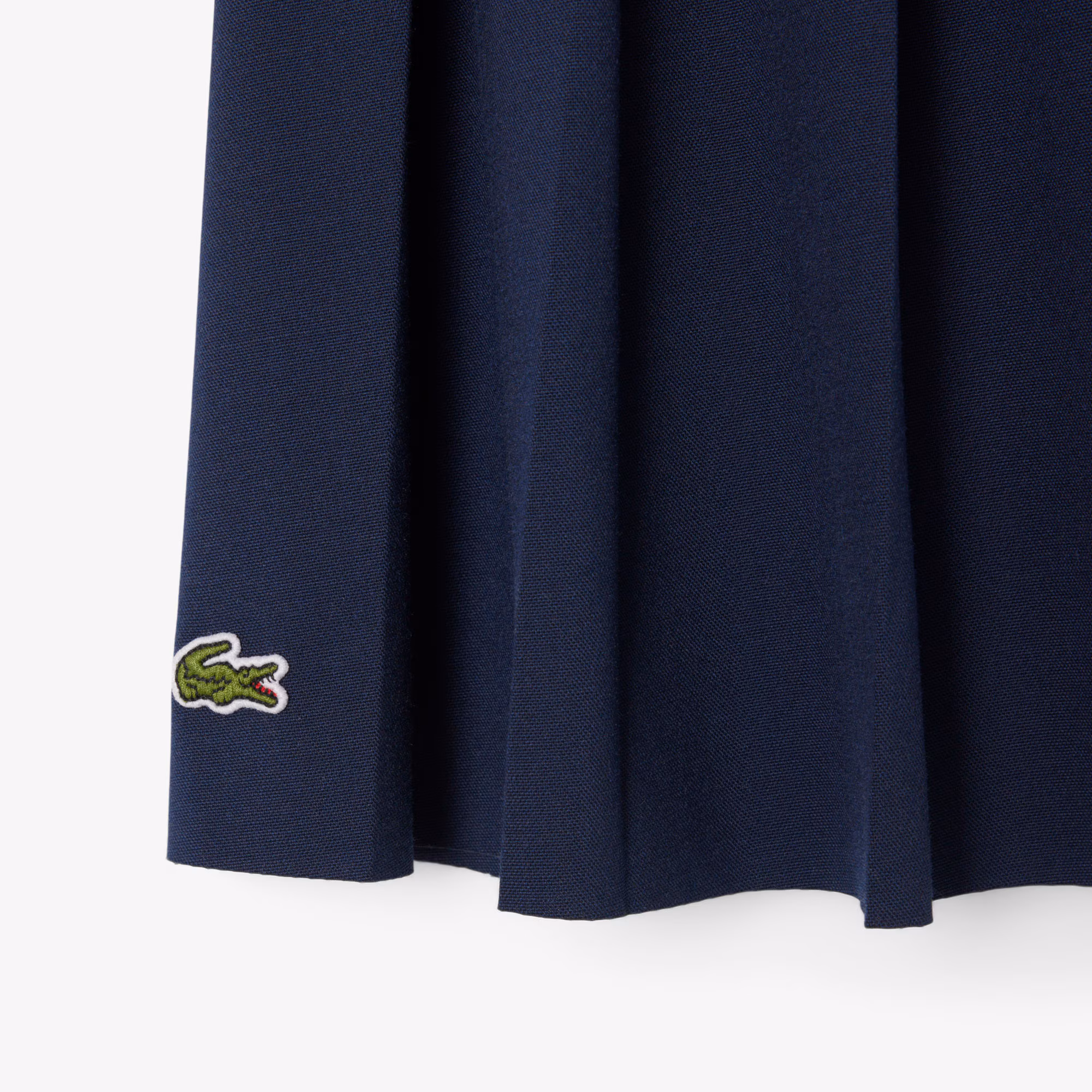 Girls' Oxford Cotton Pleated Skirt