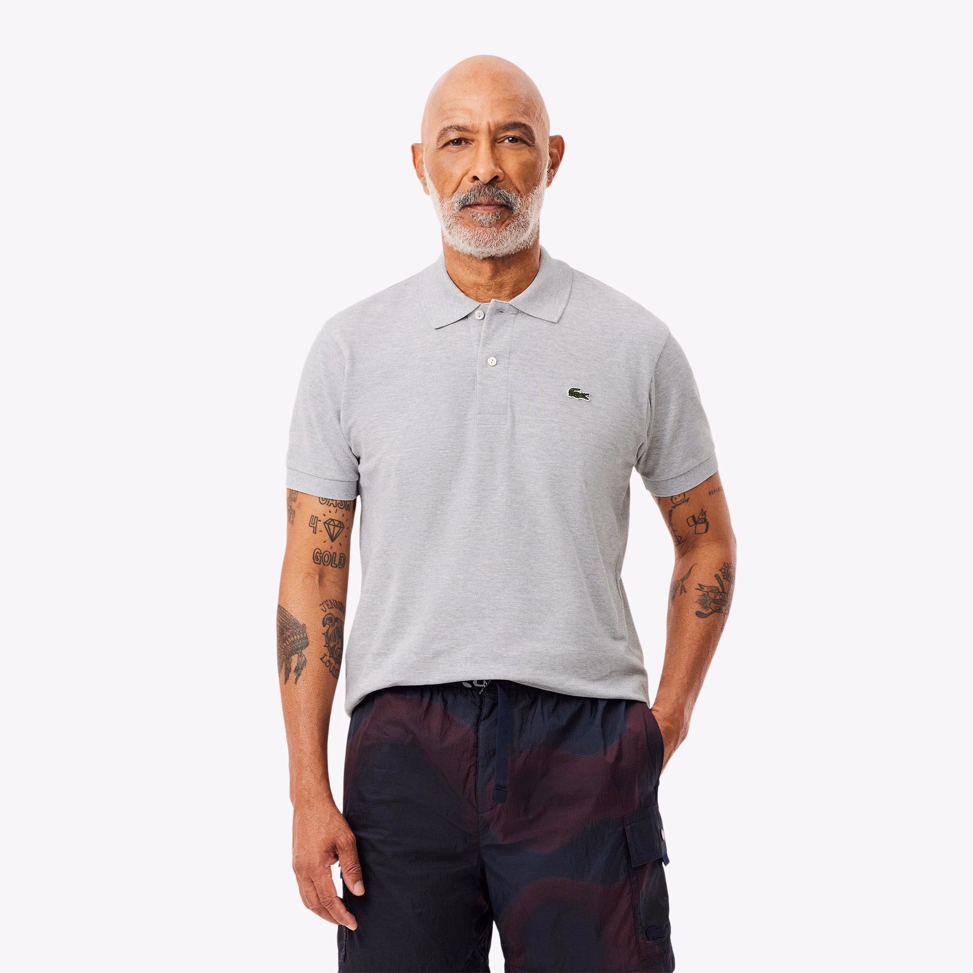 Men's Classic Fit L.12.12 Heathered Polo