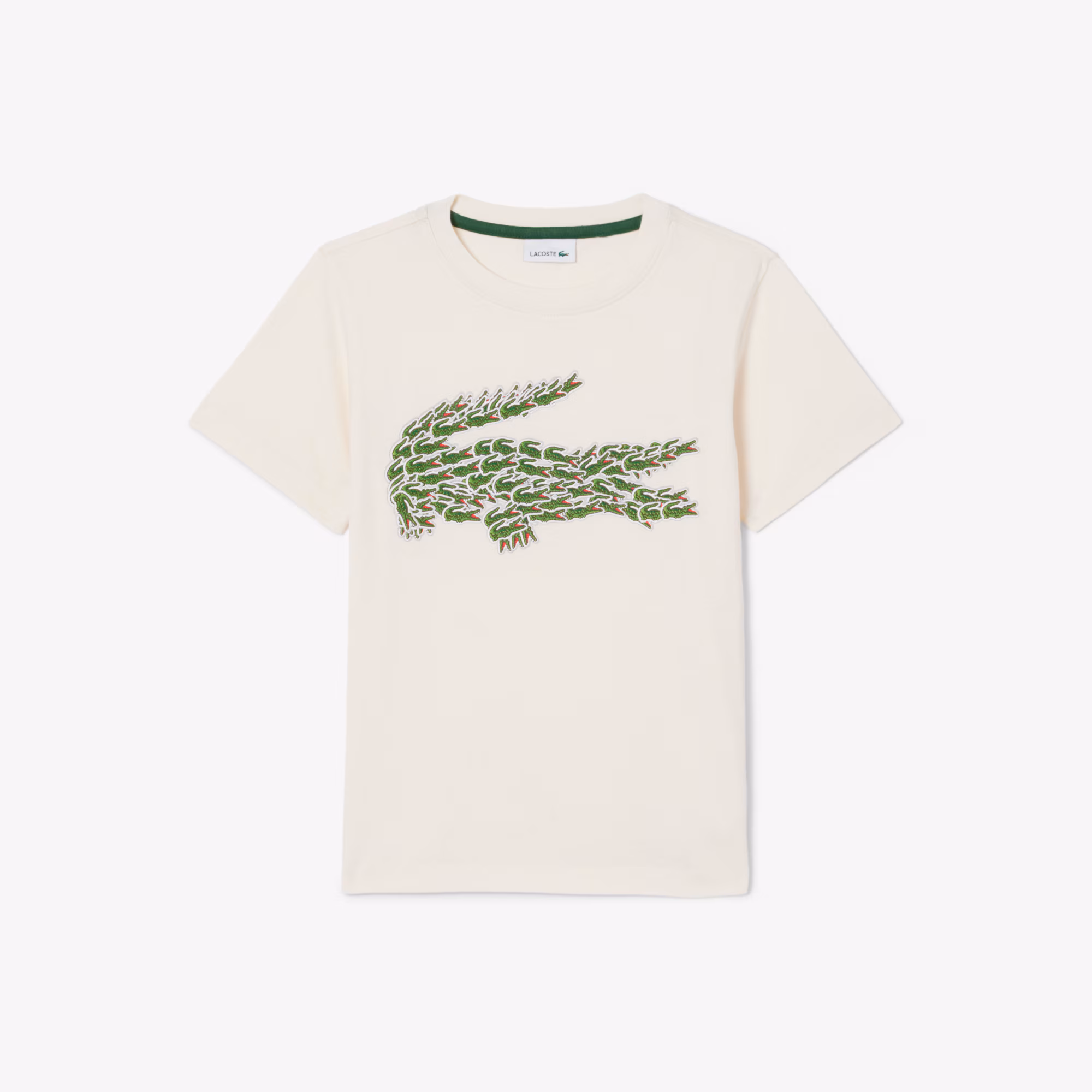Boys' Crocodile Print Cotton T-Shirt